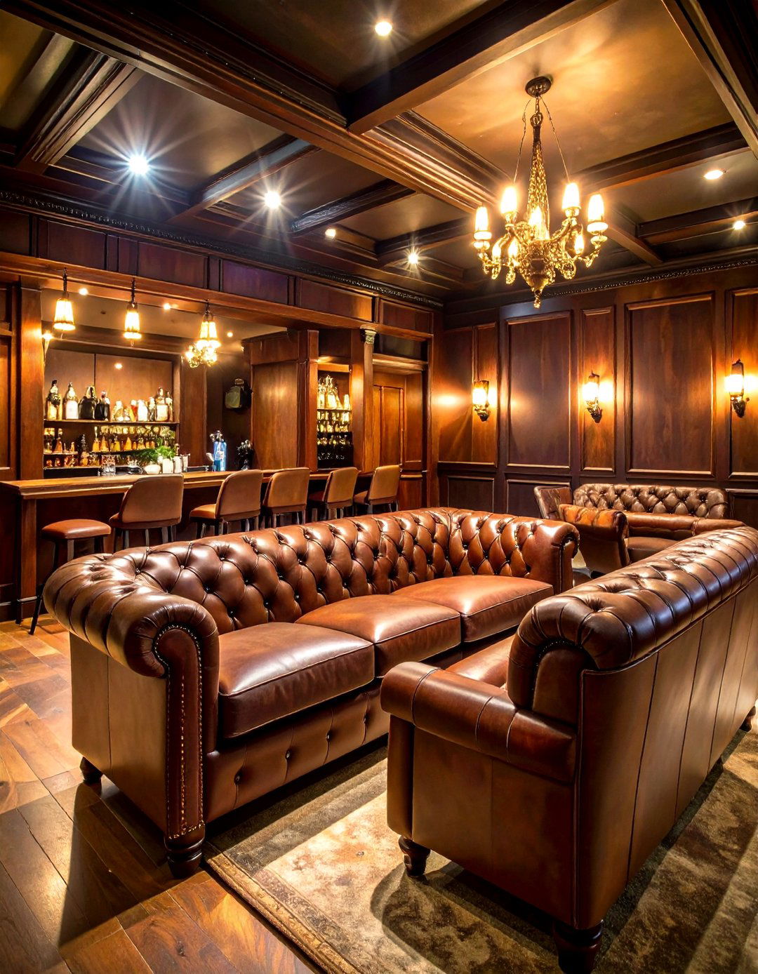 The Secret Speakeasy Theater - 30 home theater seating ideas