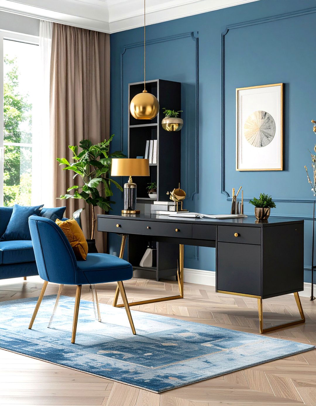 The Secretary Desk Revival Living Room Office - 30 living room office ideas