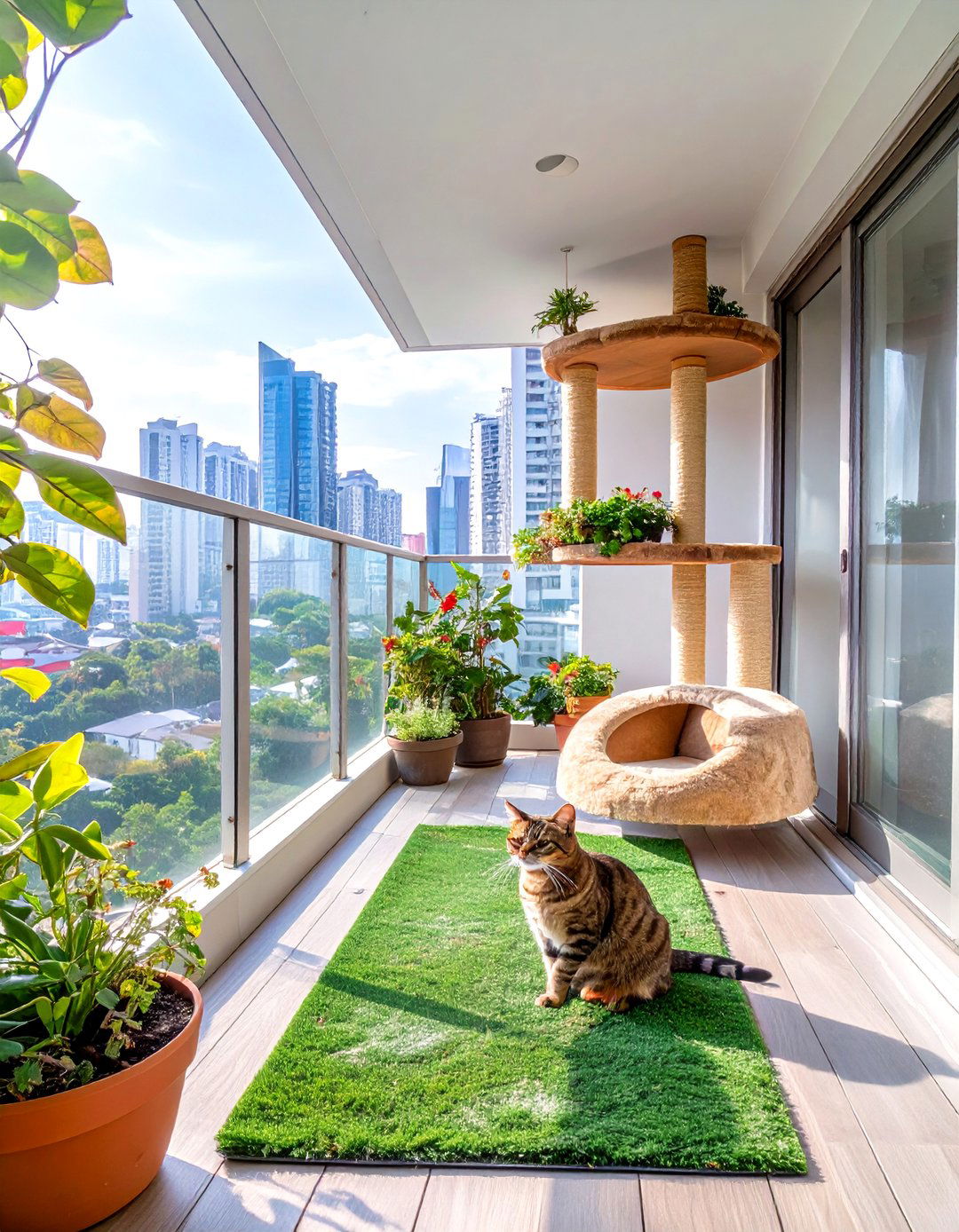 The Secure Balcony or Catio Oasis - 30 ai pet-friendly home design ideas
