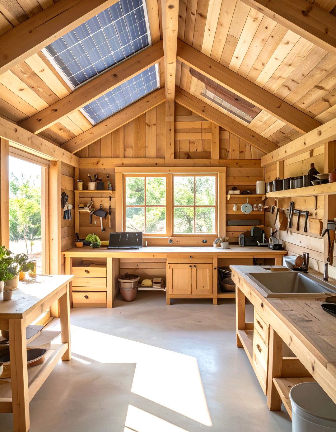 The Self Sufficient Off Grid Workshop - 30 garage addition ideas