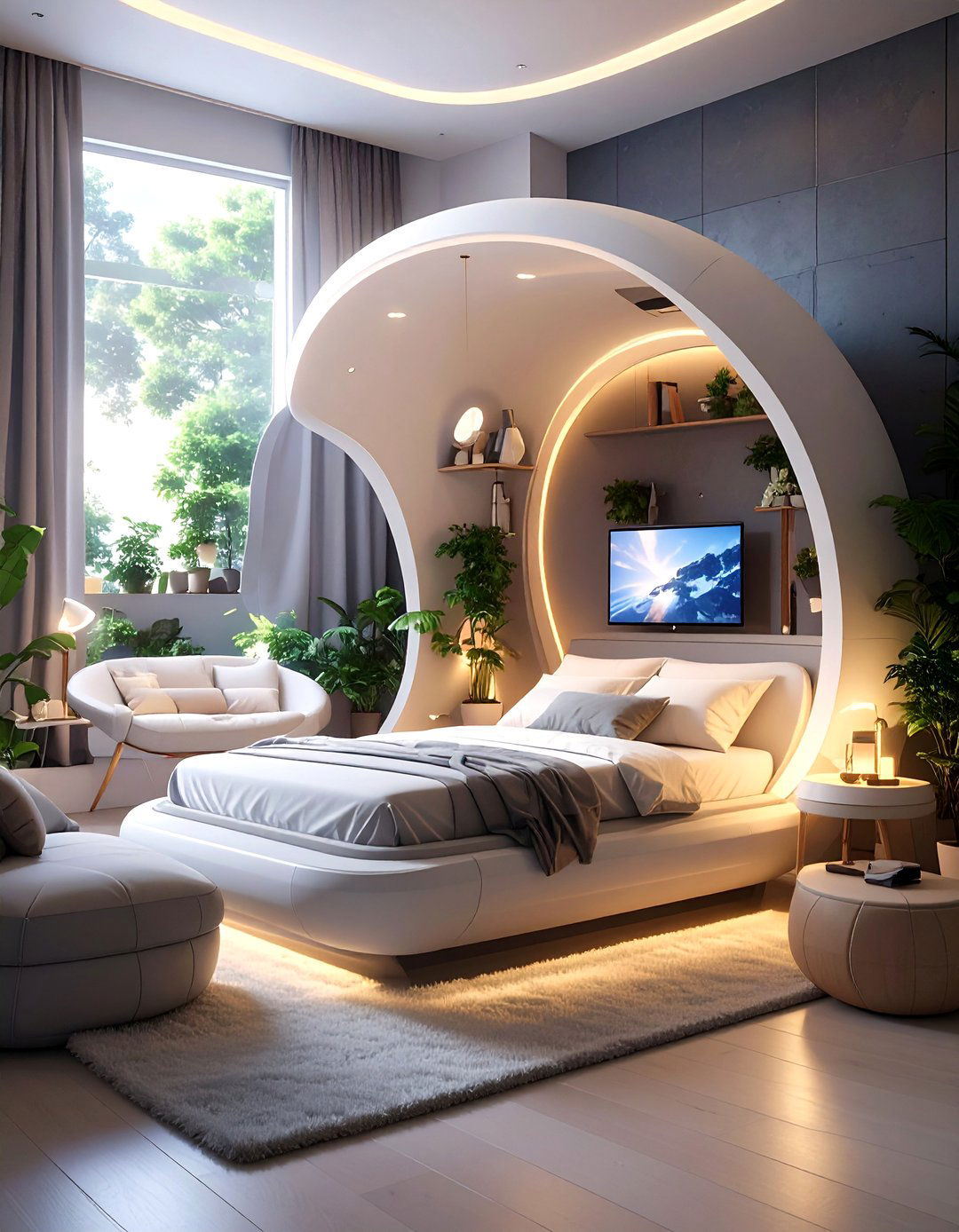 The Sensory Deprivation Living Room - 30 ai living room design ideas