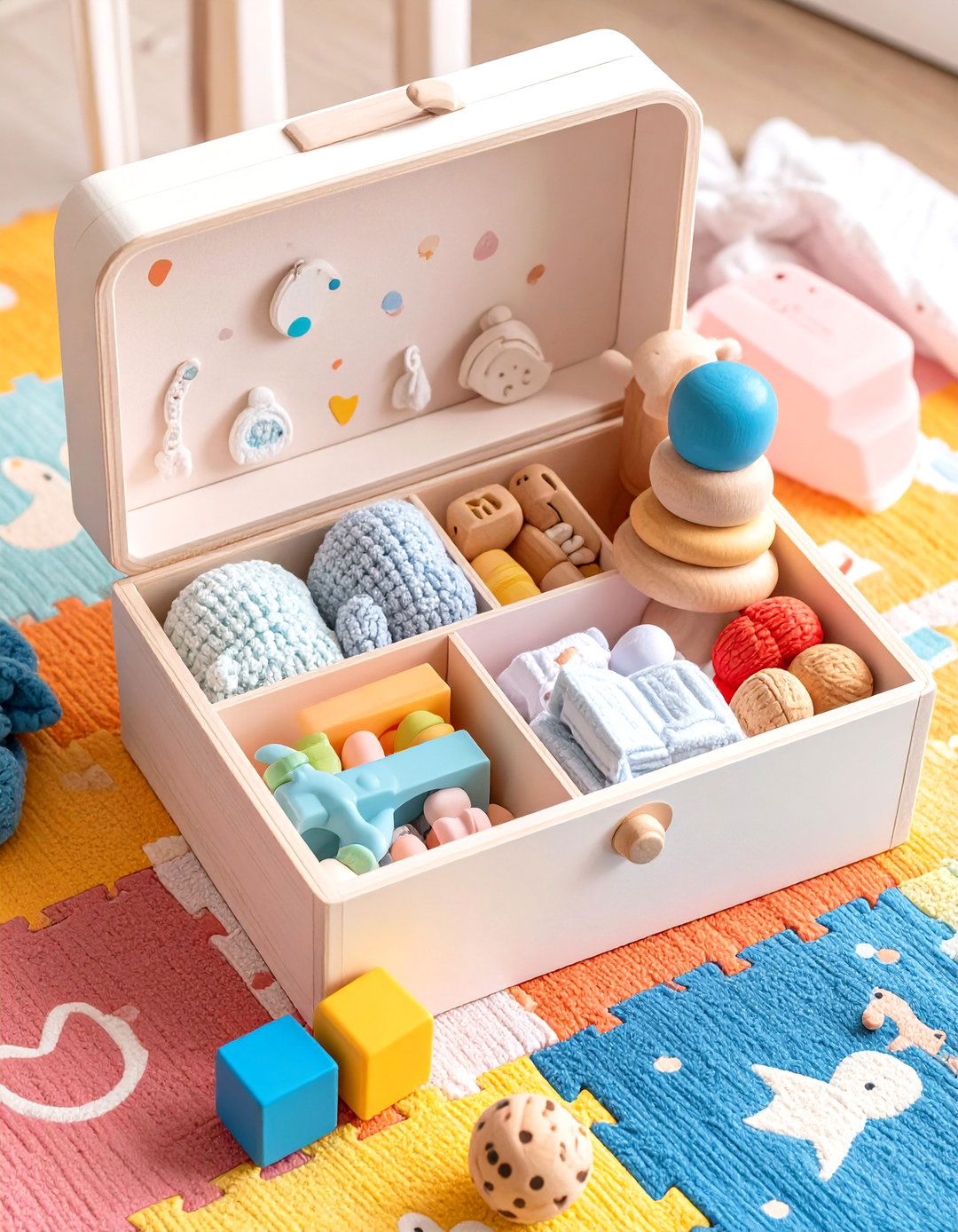 The Sensory Development Toy Box - 30 cute baby shower gift ideas