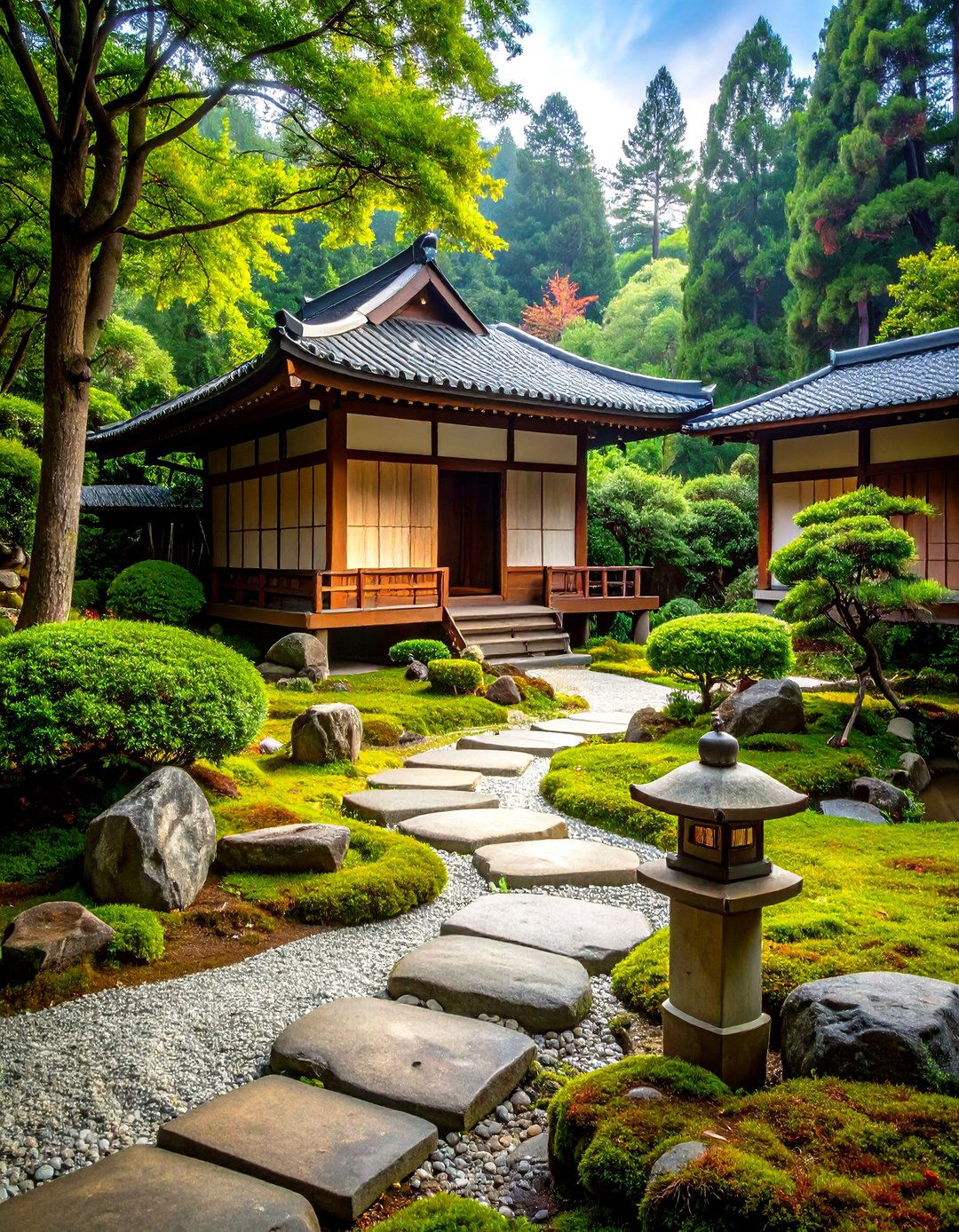 The Serene Japanese Tea Garden - 30 large backyard ideas