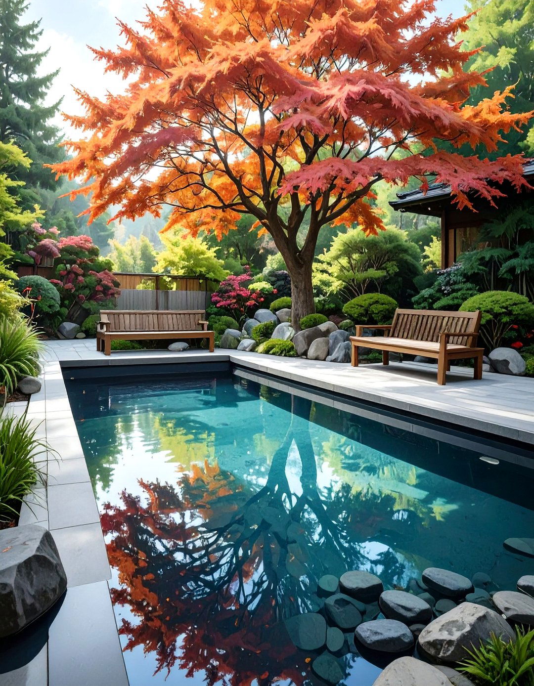 30 Backyard Pool Landscaping Ideas for a Home Resort - We Love Home Blog