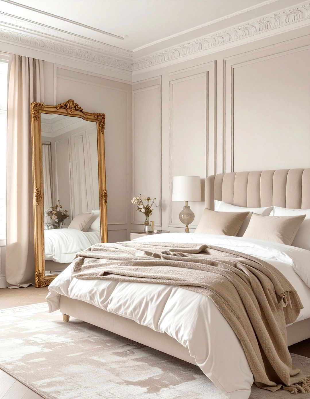 The Serene Neutral Bedroom - 30 modern french interior design ideas