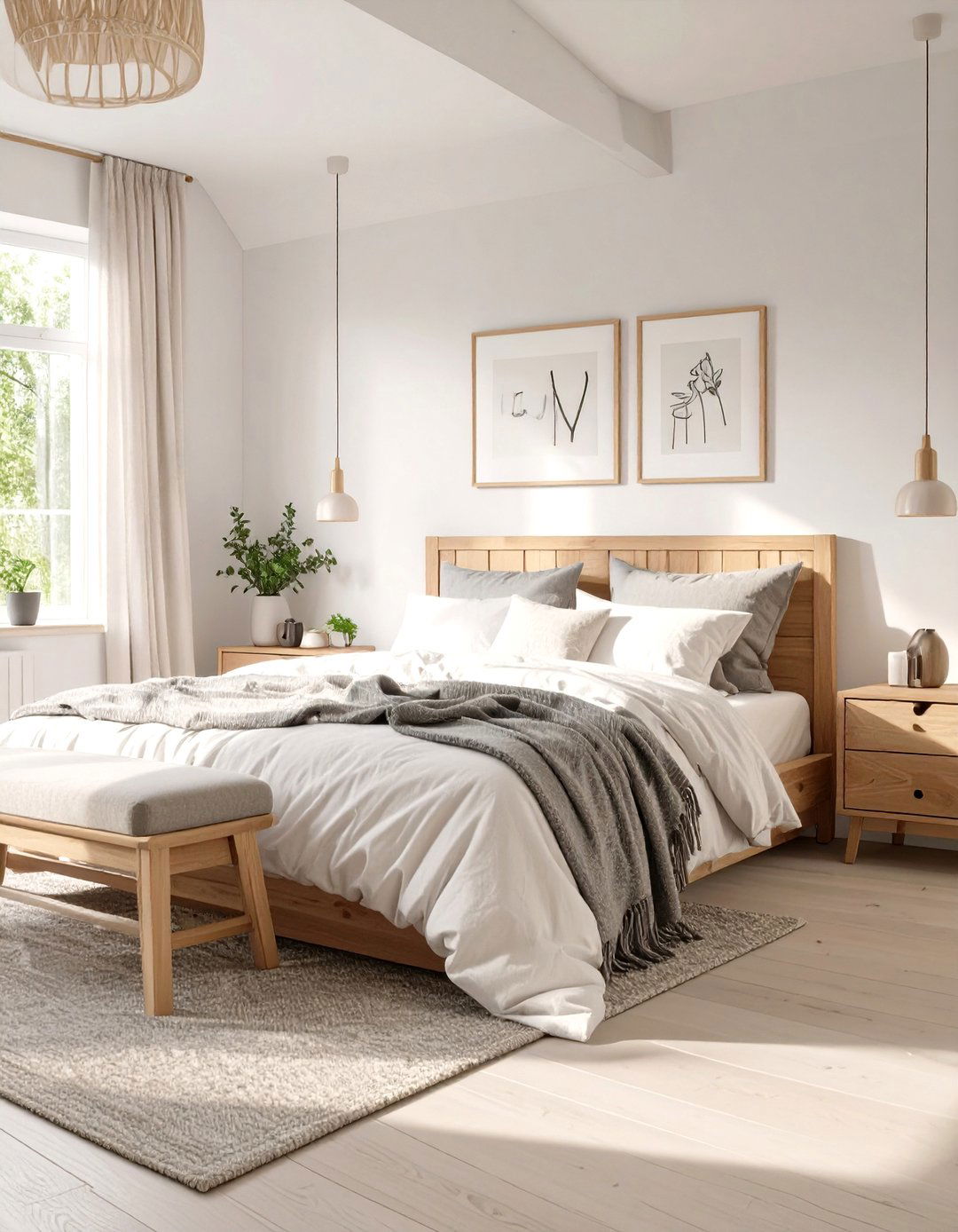 The Serene Scandinavian Bedroom - 30 master bedroom inspo ideas