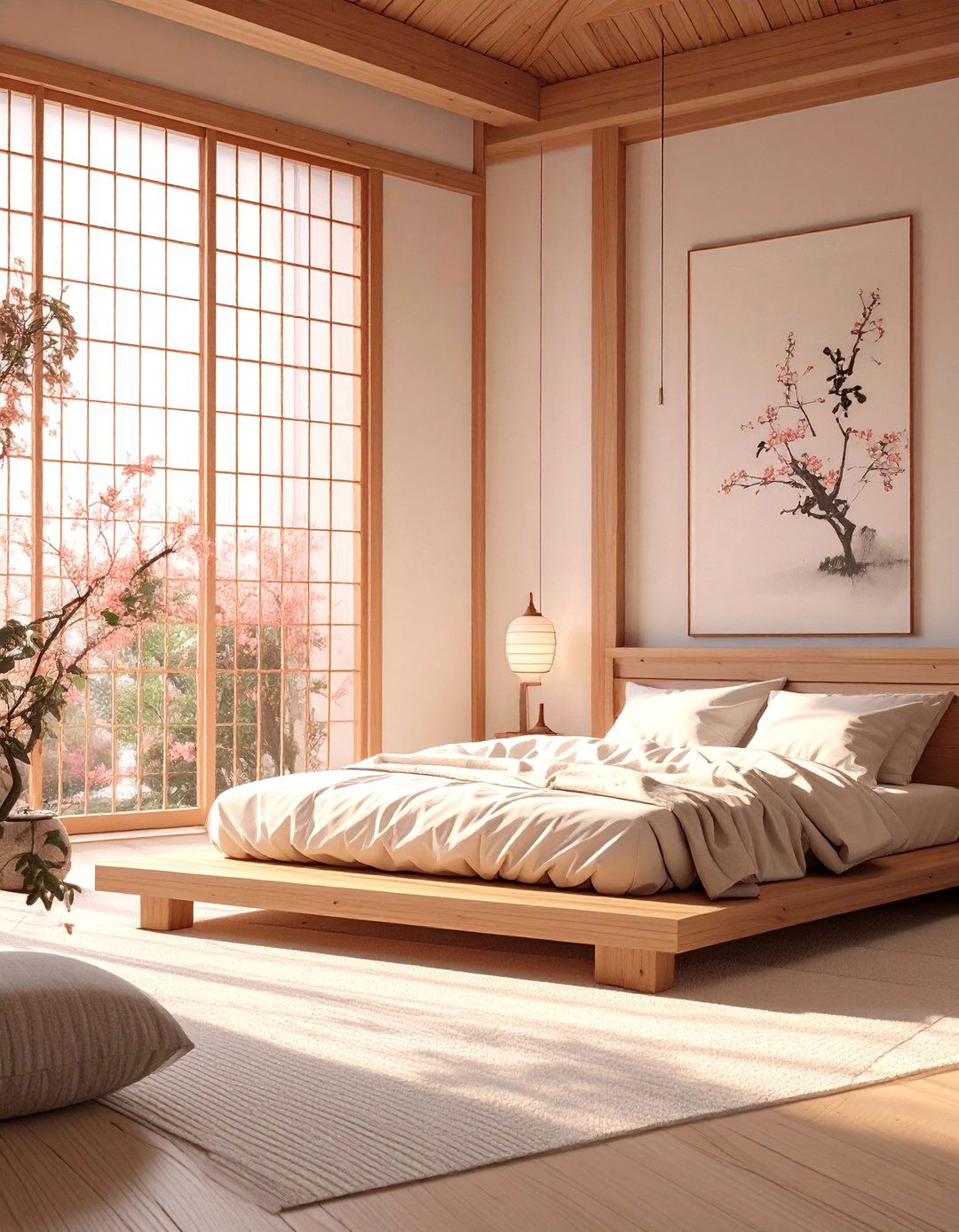The Serene Shoji Screen Bedroom - 30 modern japanese interior design ideas