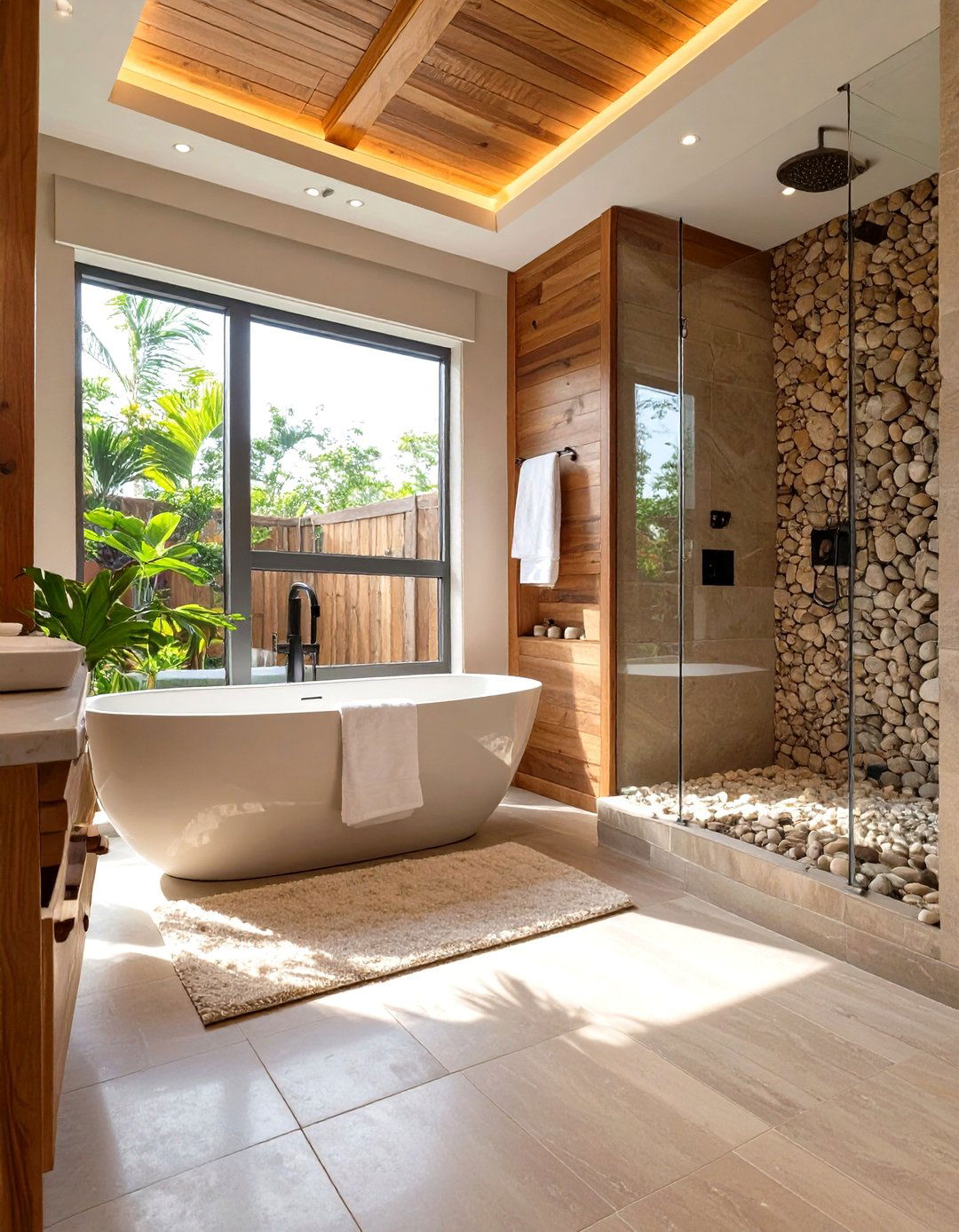 The Serene Spa Inspired Bathroom - 30 master bathroom ideas photo gallery