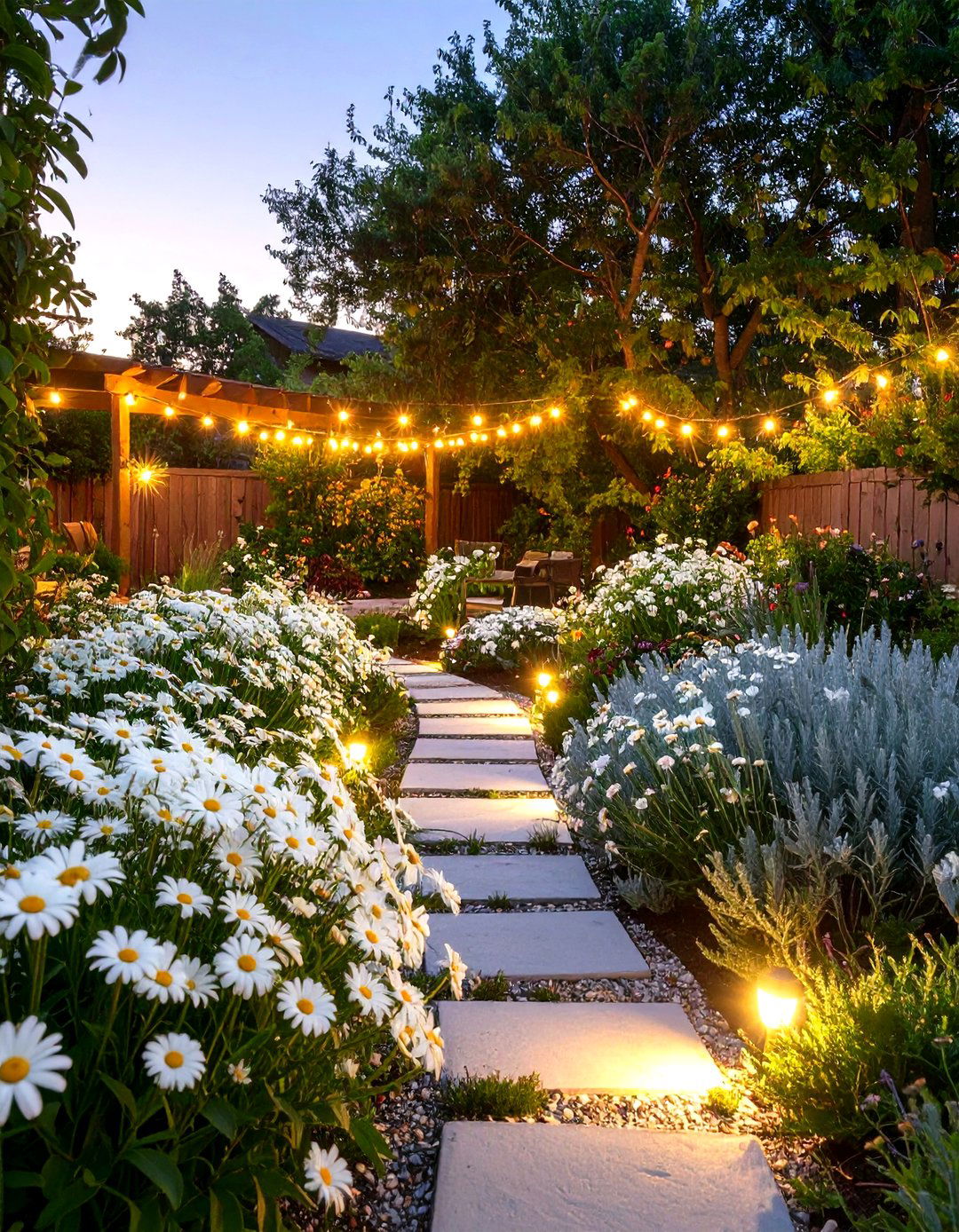 The Serene White and Silver Garden - 30 layout perennial flower garden design plans ideas