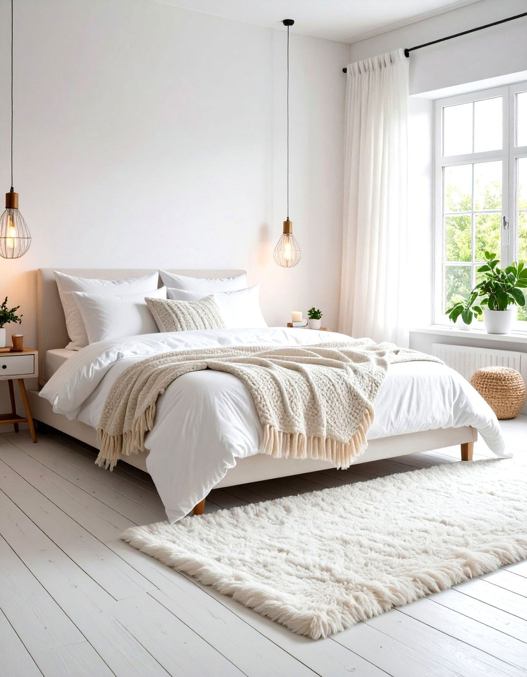 The Serene White on White Loft Bedroom - 30 loft bedroom ideas