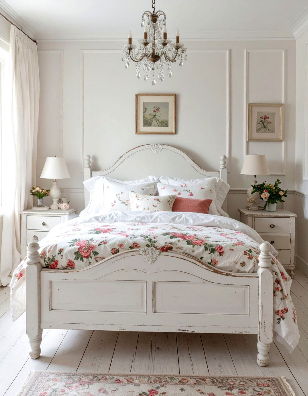 The Shabby Chic Bedroom - 30 interior design images ideas