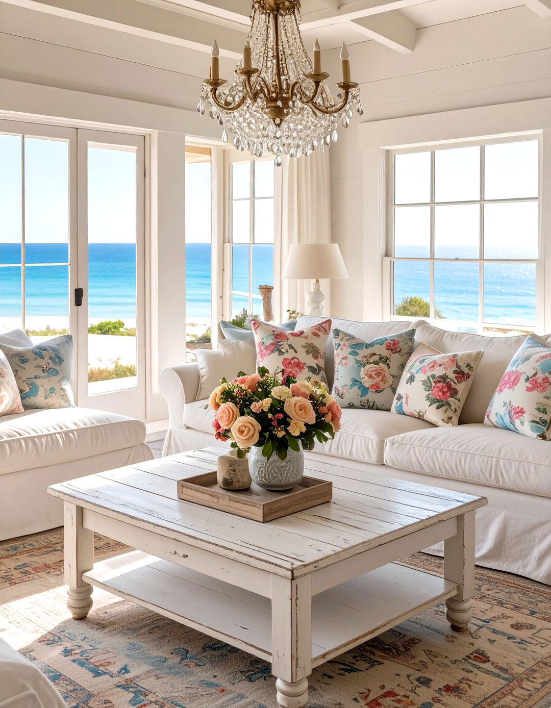 The Shabby Chic Coastal Retreat - 30 beach house design ideas