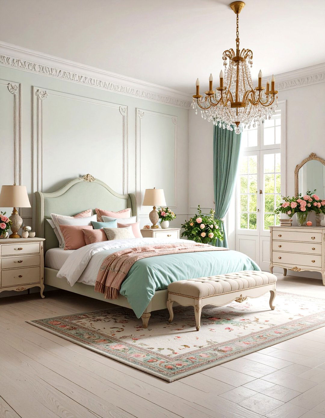 The Shabby Chic Cottage Bedroom - 30 3d home design online ideas