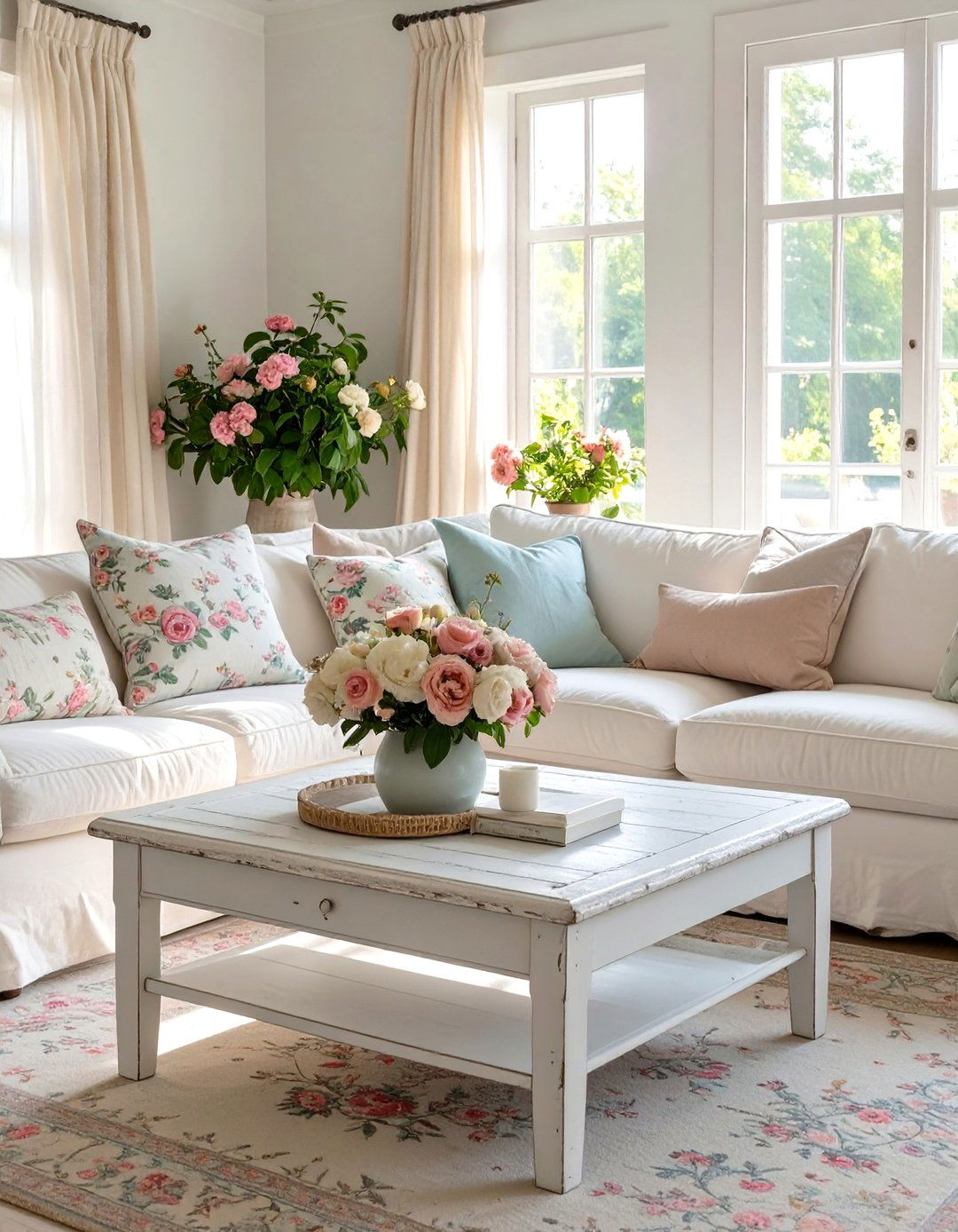 The Shabby Chic Living Room - 30 how to design a living room ideas
