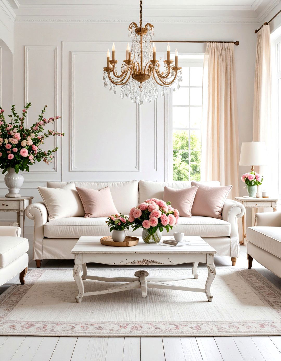 The Shabby Chic Living Room - 30 interior decor ideas for living room