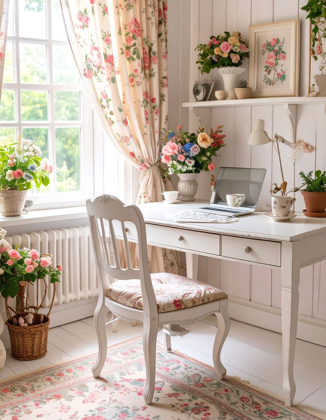 The Shabby Chic Retreat - 30 home office ideas for her