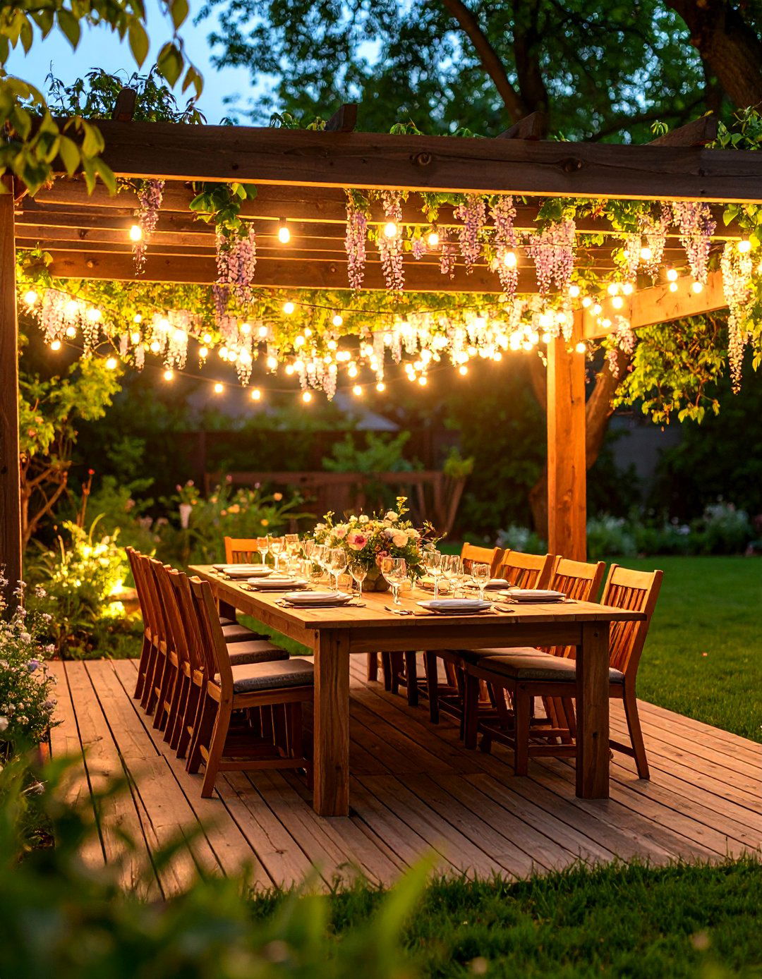 The Shaded Alfresco Dining Area - 30 landscape design online ideas