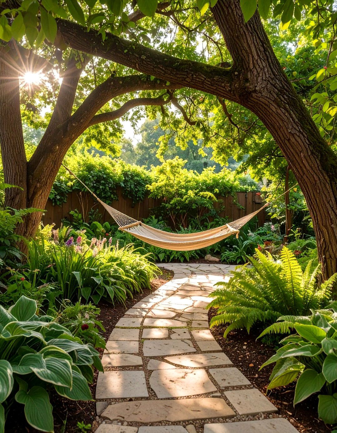 The Shaded Canopy Garden - 30 back yard garden ideas