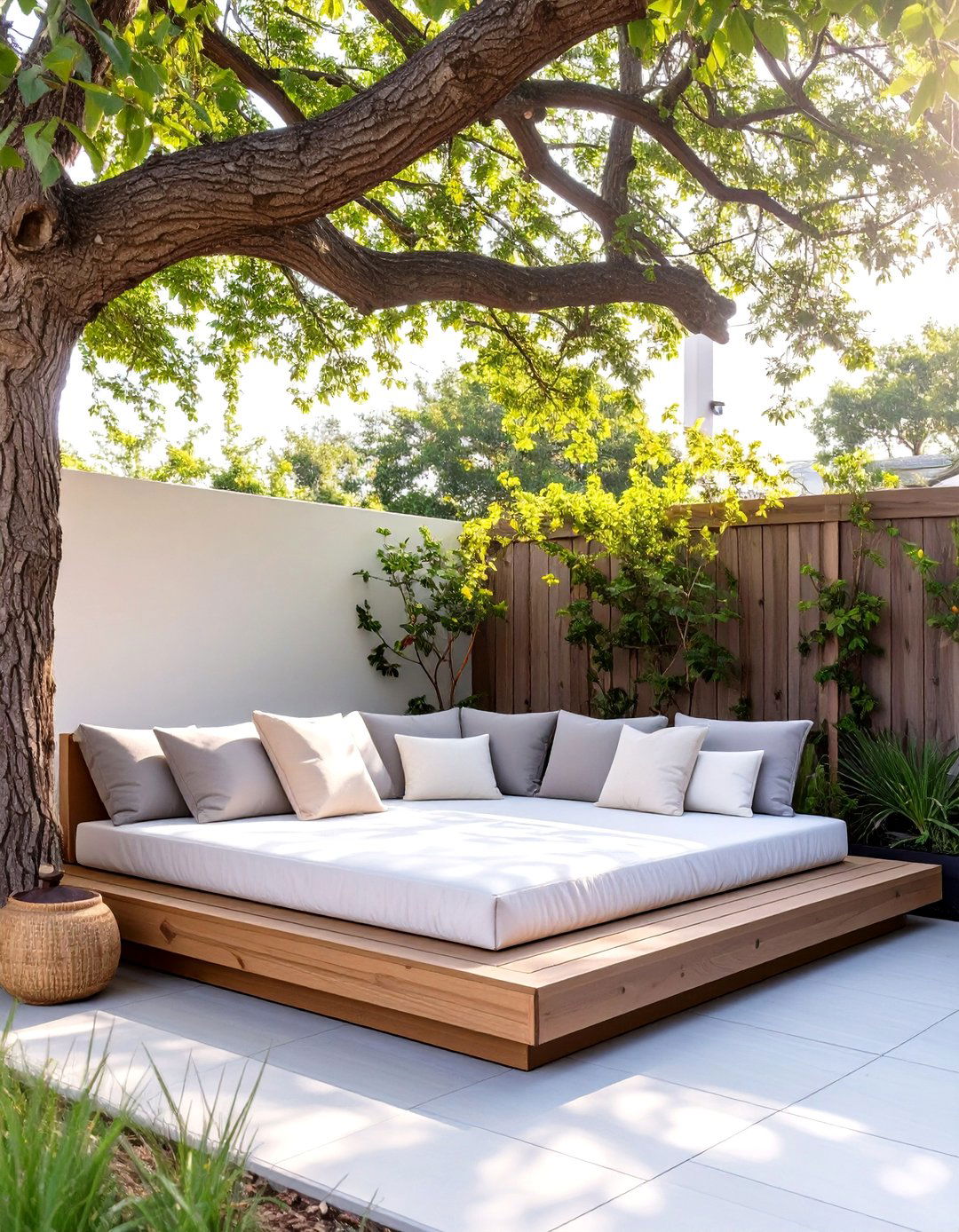 The Shaded Lounging Nook Deck - 30 deck designs