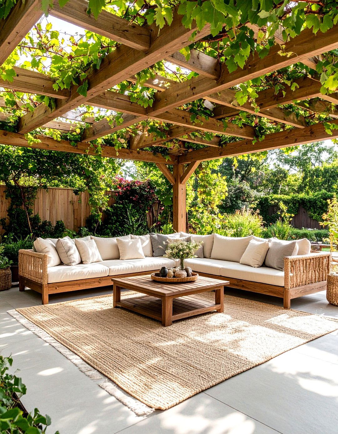 The Shaded Pergola Lounge Backyard - 30 backyard decor ideas
