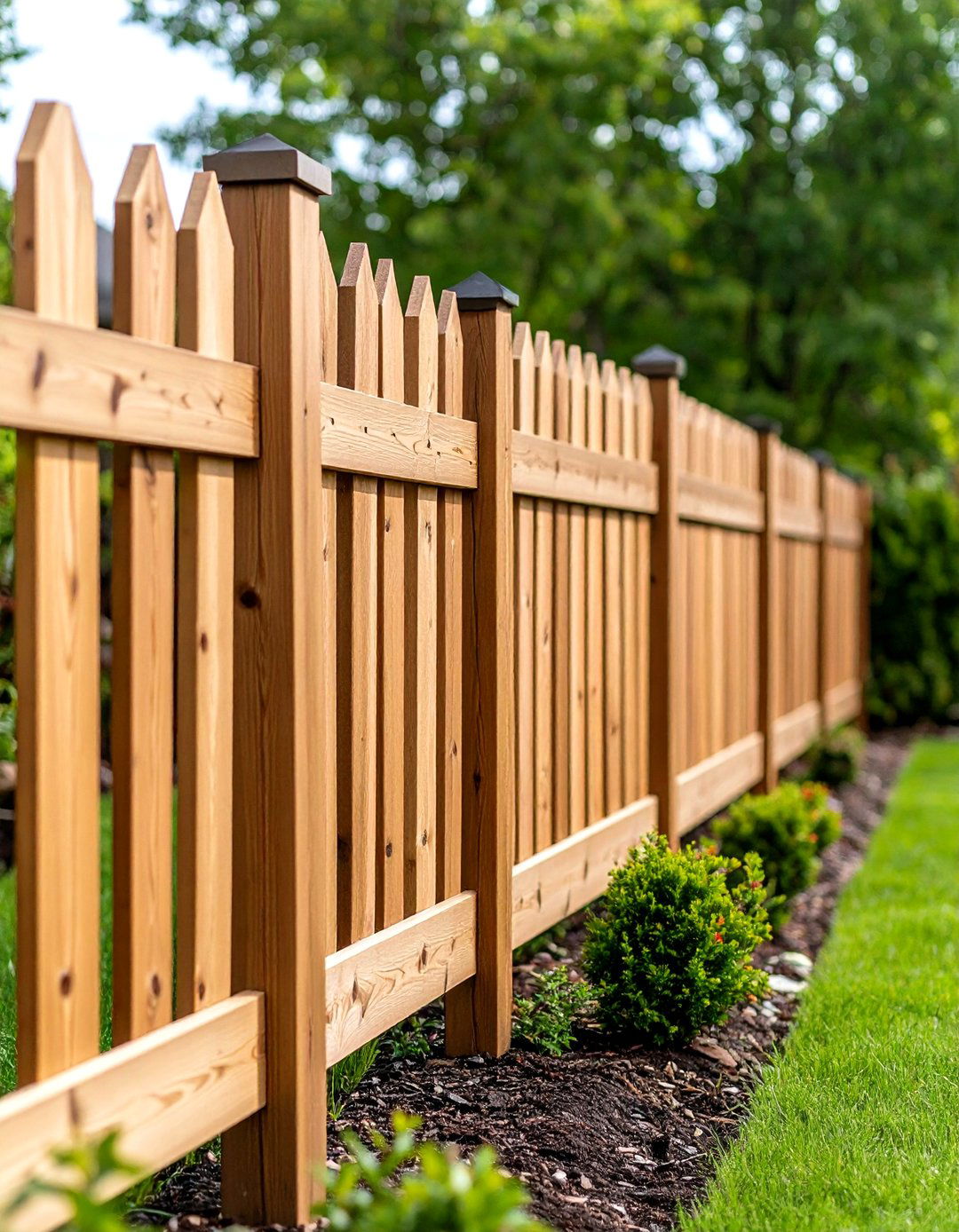 The Shadowbox Good Neighbor Fence - 30 front yard fencing ideas