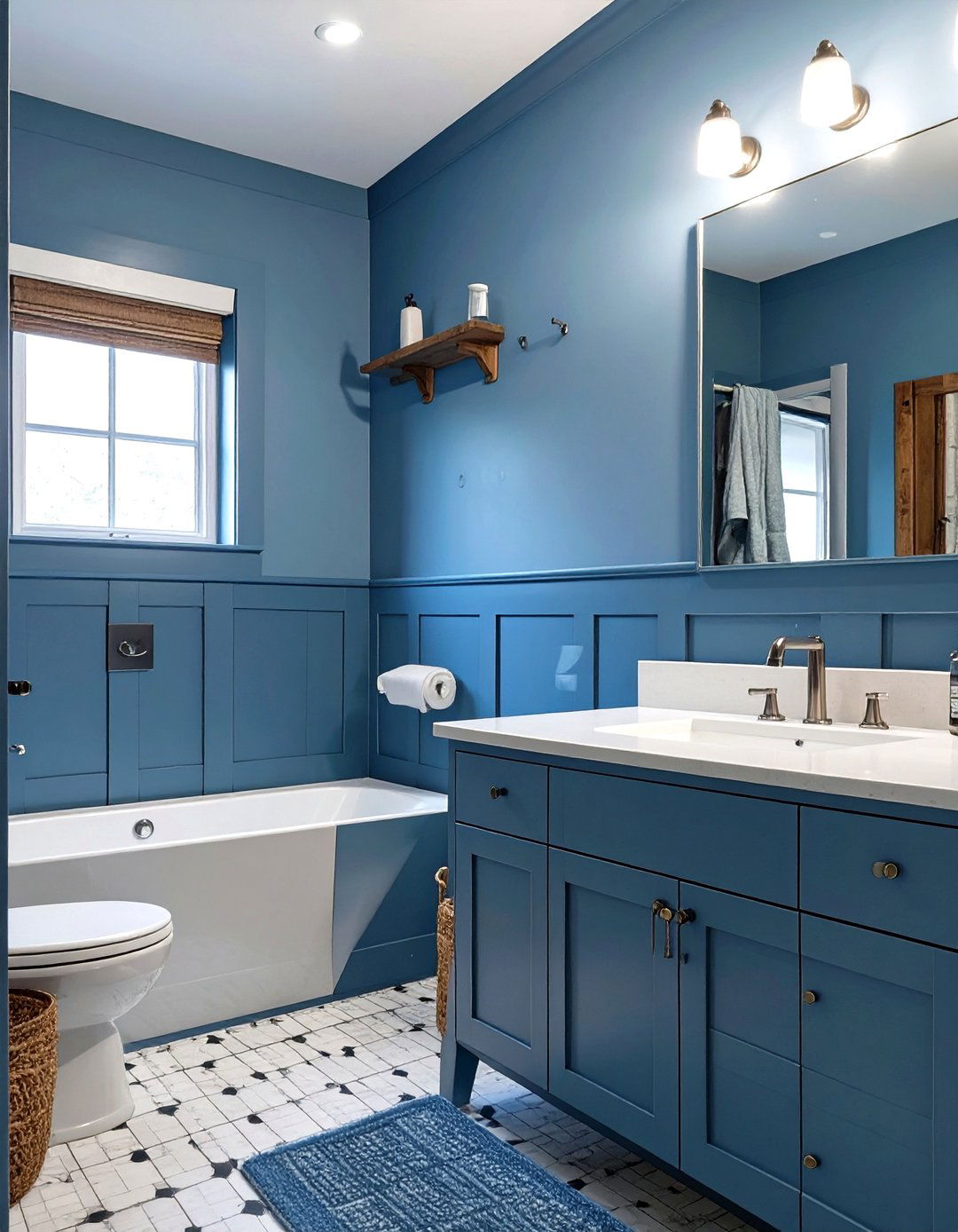 The Shaker Simplicity Bathroom - 30 classic bathroom design ideas