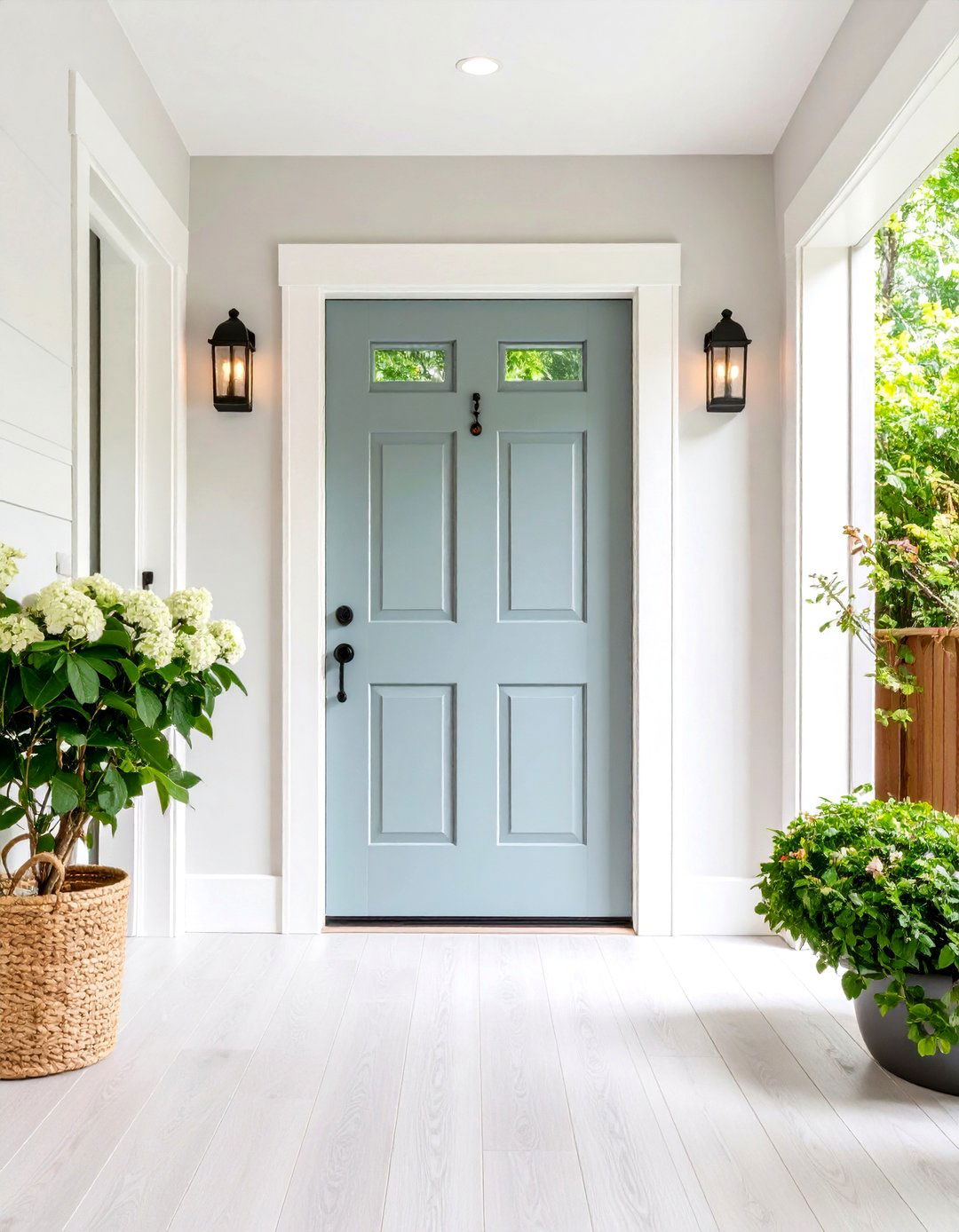 The Shaker Style Laundry Door - 30 laundry door ideas