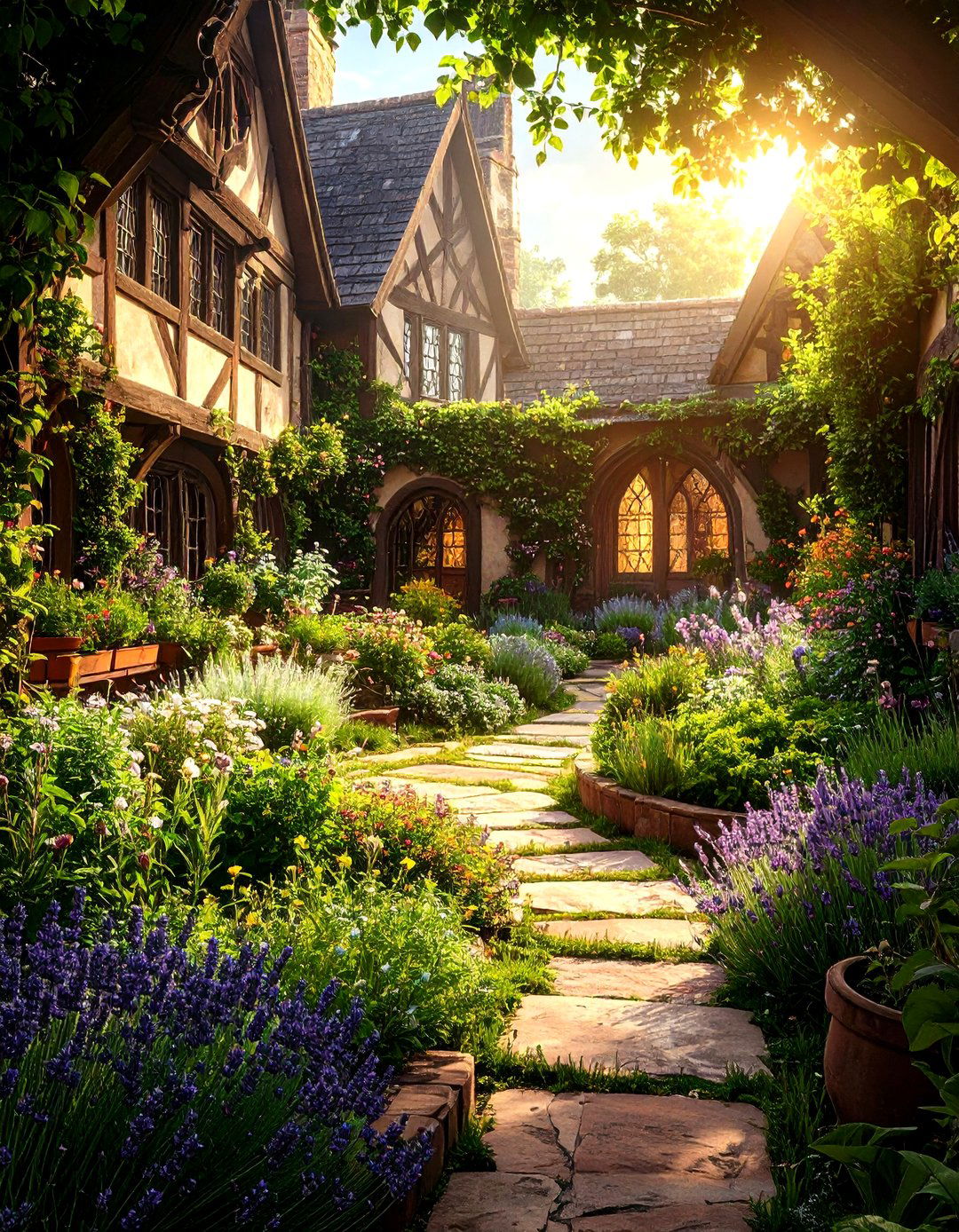 The Shakespearean Herb Garden - 30 lego ideas botanical garden