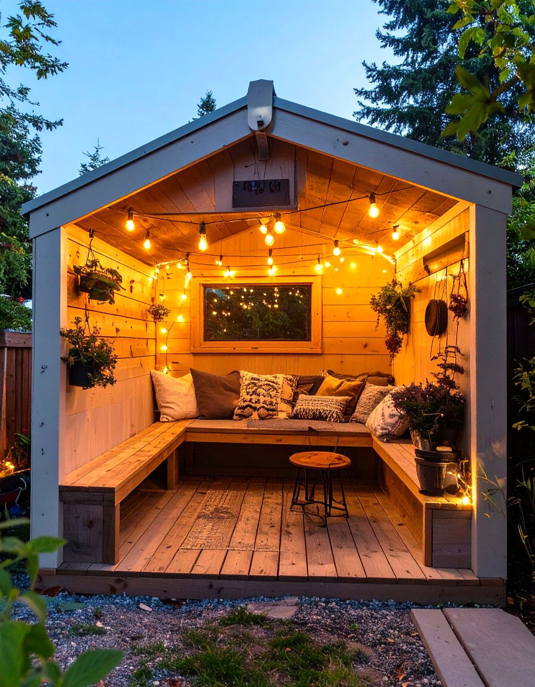 The Shed Heads Outdoor Escape - 30 low budget small man cave ideas