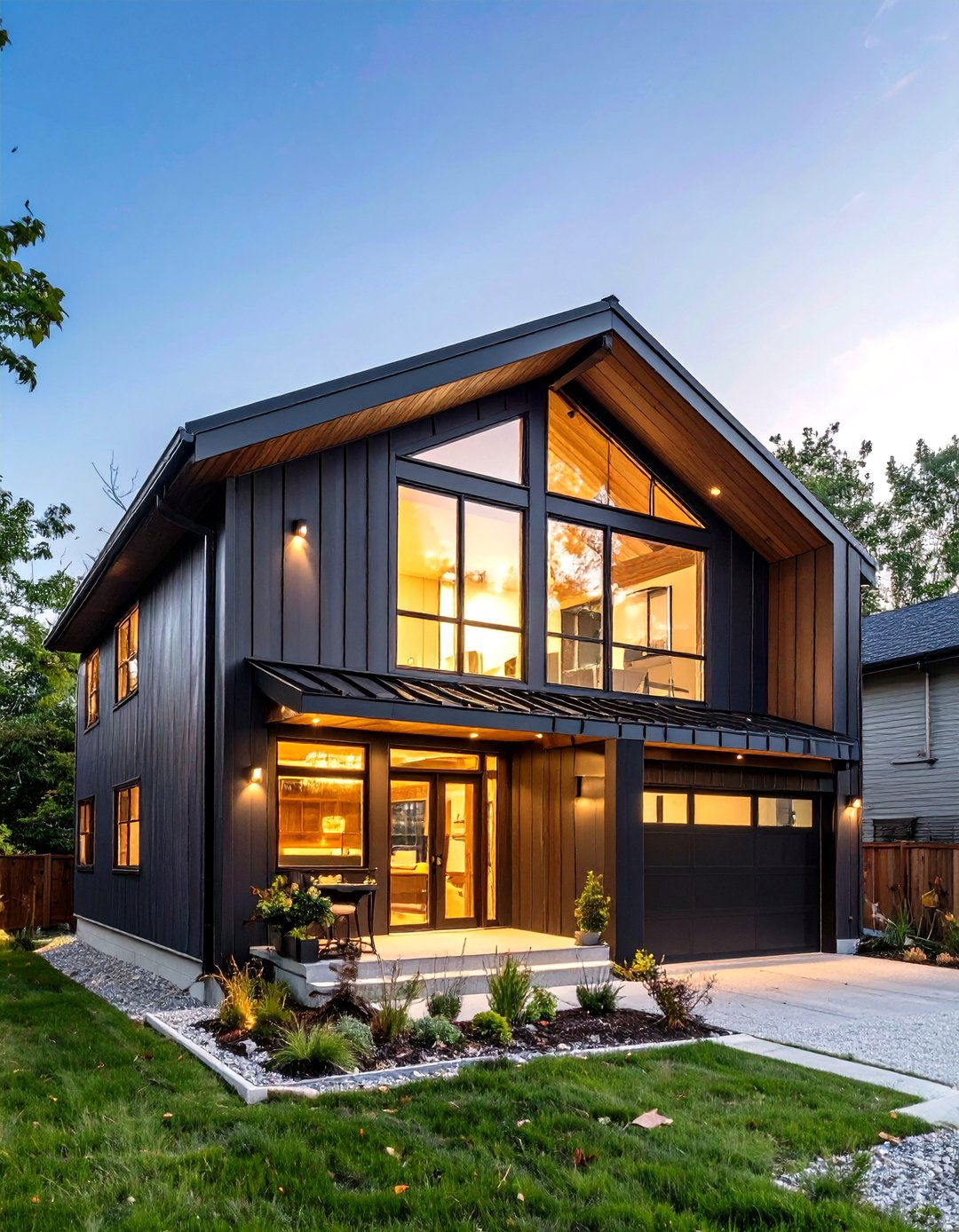 The Shed Roof Modern Design - 30 low budget simple two storey house design ideas