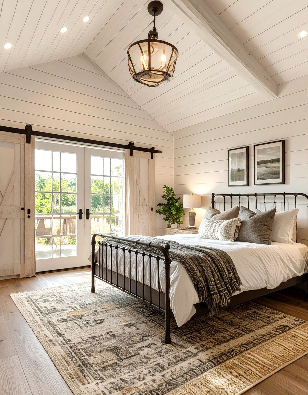 The Shiplap Farmhouse Bedroom Ceiling - 30 master bedroom tray ceiling ideas