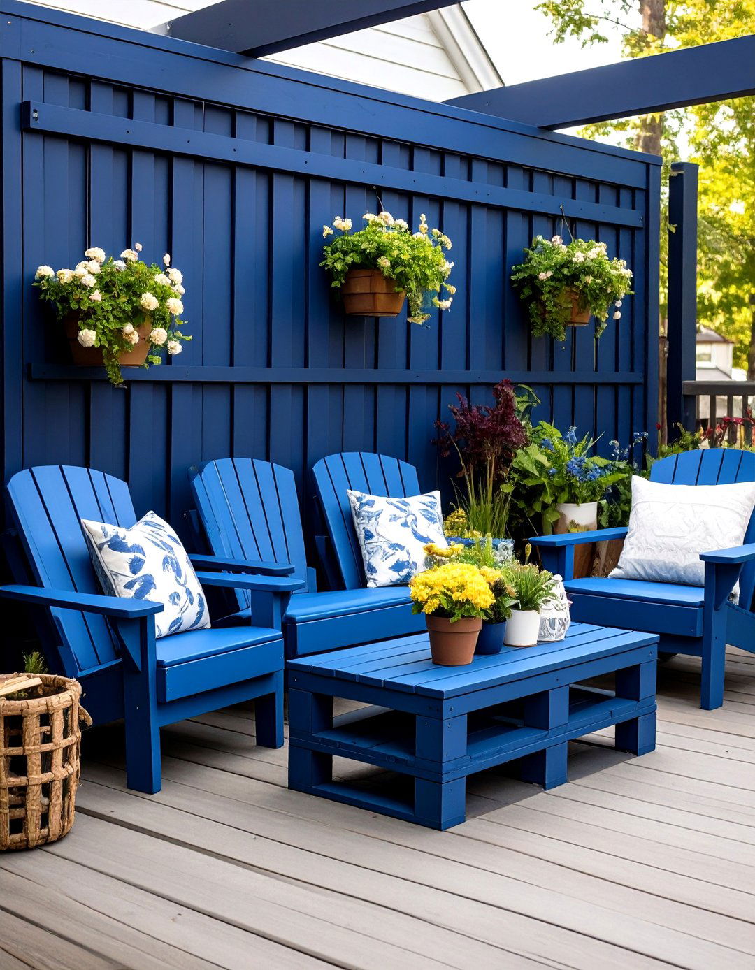 The Shipping Pallet Upcycled Wall - 30 deck privacy ideas