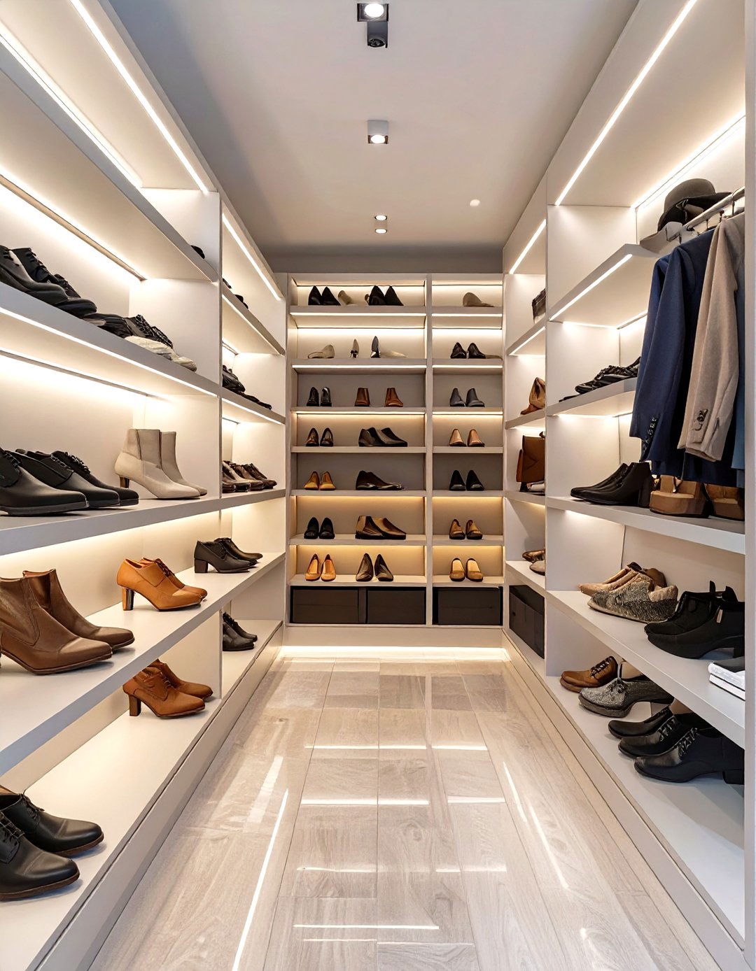 The Shoe Collectors Showcase - 30 design your own closet ideas