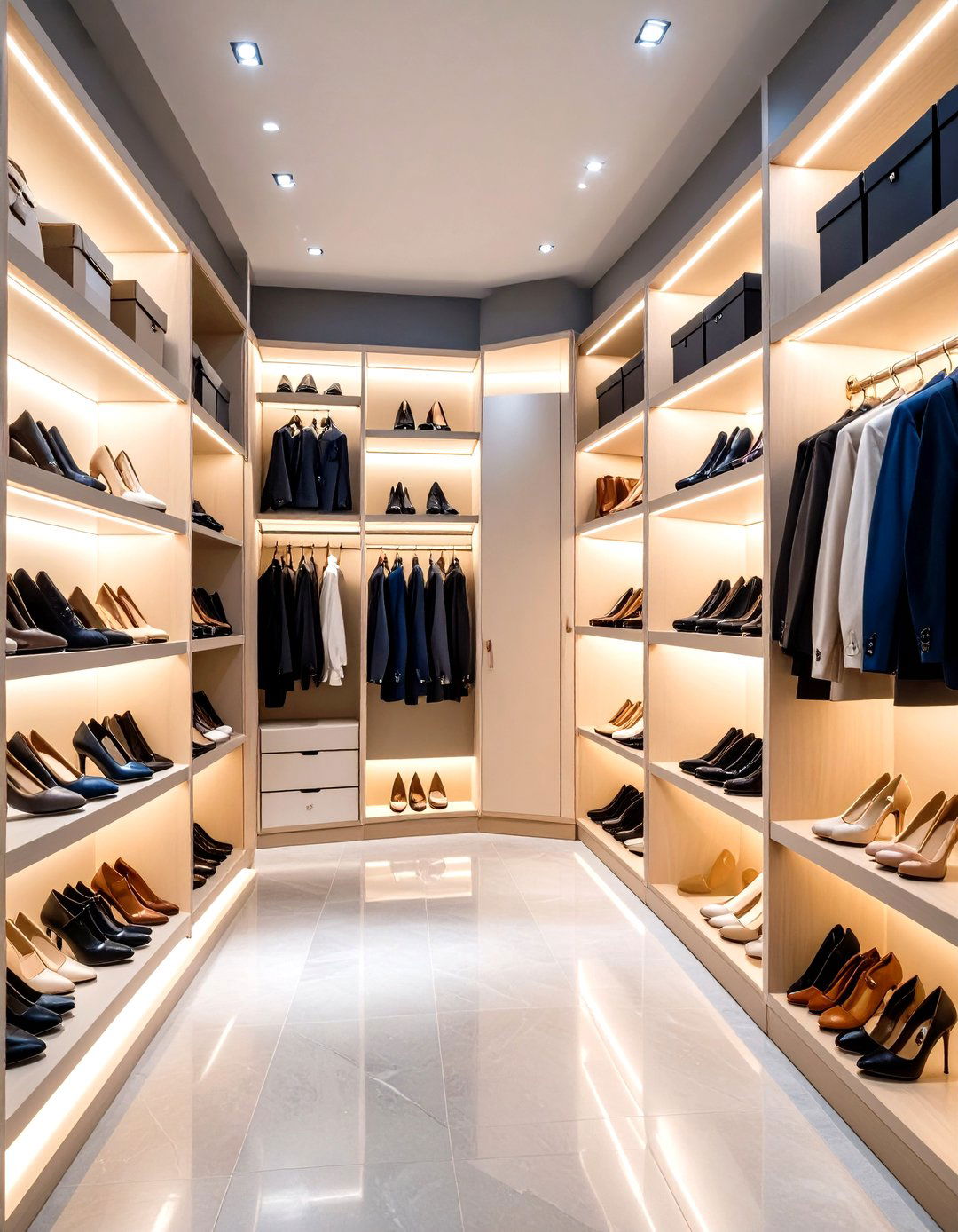The Shoe Shrine Small Closet - 30 layout small closet design ideas