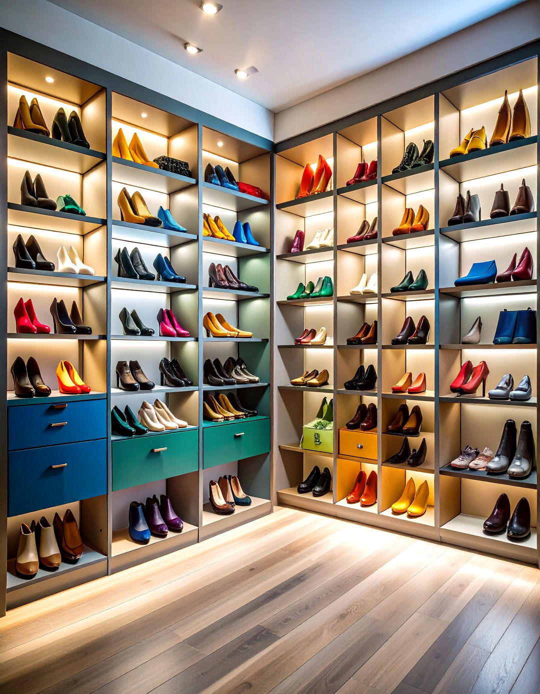 The Shoe and Accessory Shrine Closet - 30 design closet ideas
