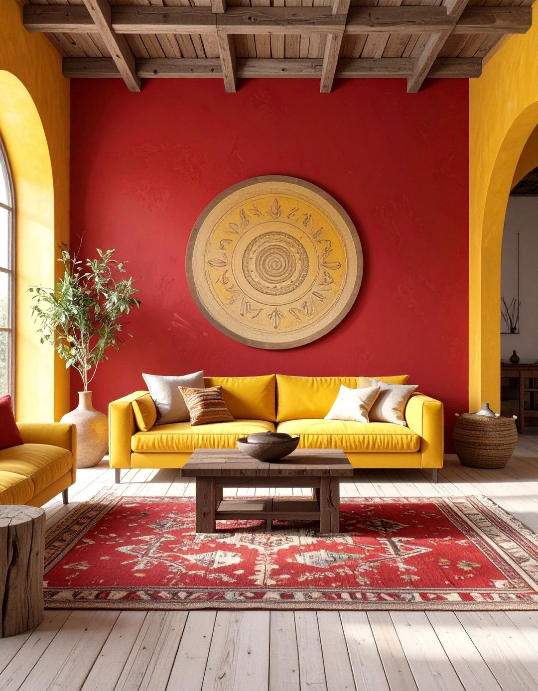 The Sienese Palio Inspired Living Room - 30 italian interior design ideas