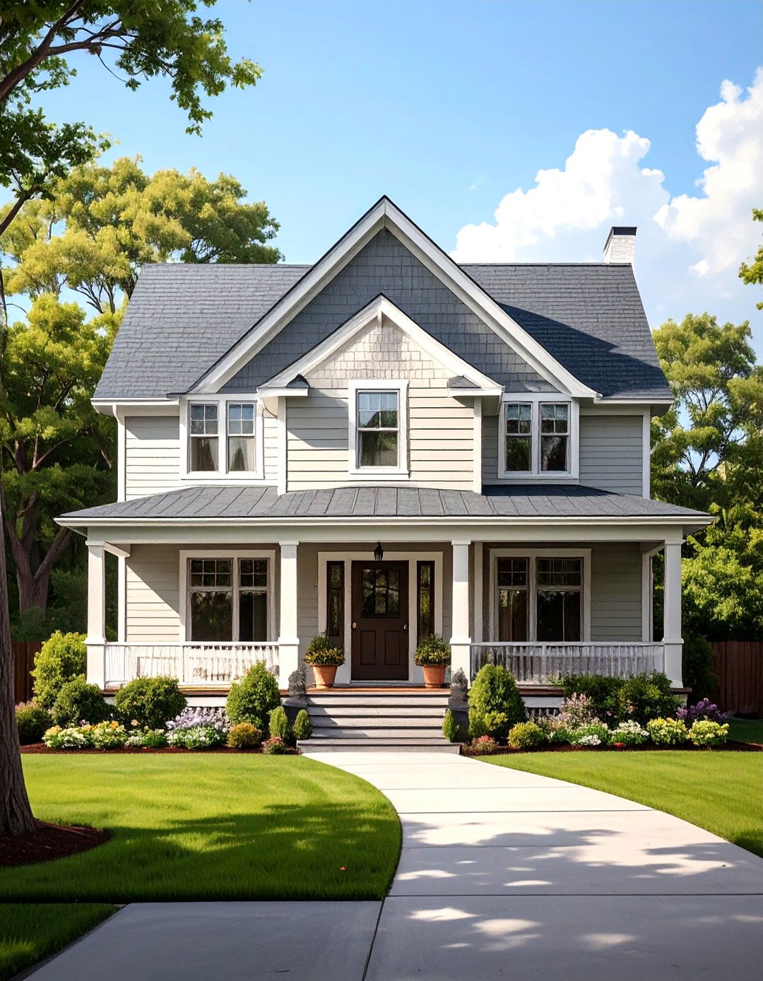 The Simple Gable Roof House - 30 low budget simple two storey house design ideas