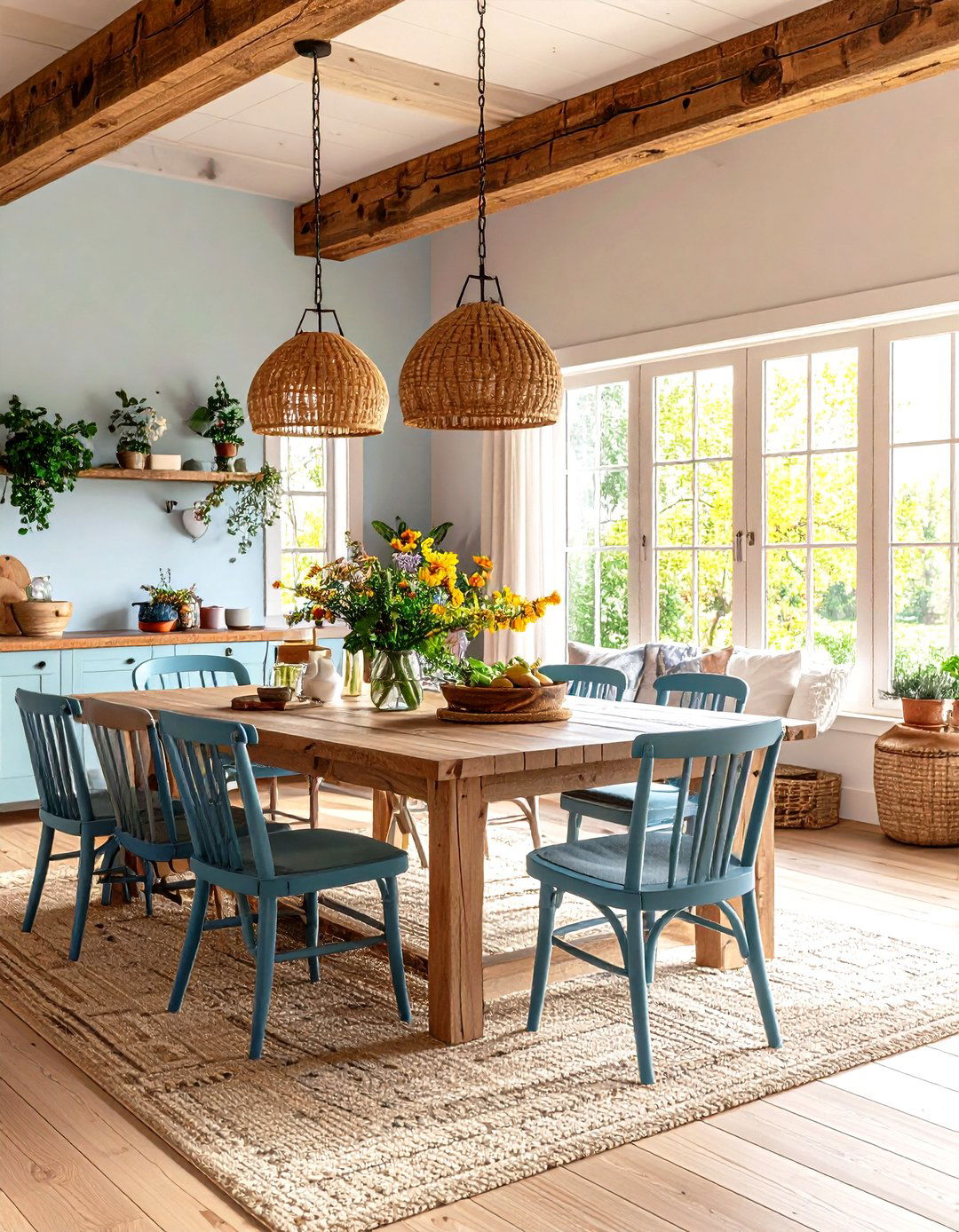 The Simple Rustic Farmhouse Blend - 30 light academia interior design ideas