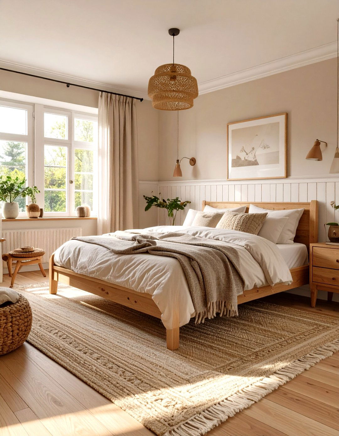 The Simple Shaker Style Bedroom - 30 cottage core interior design ideas