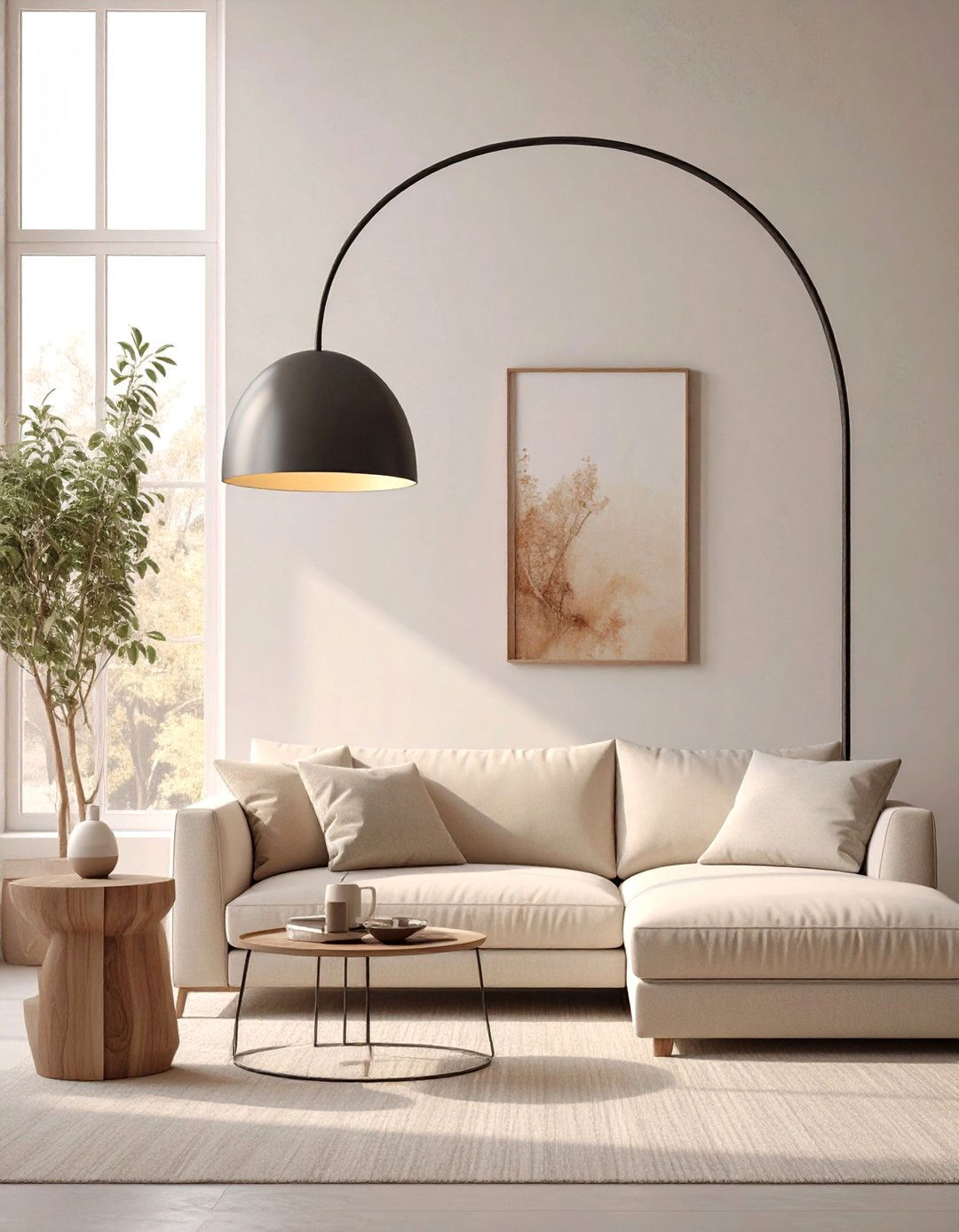 The Simple and Sculptural Floor Lamp - 30 danish interior design ideas