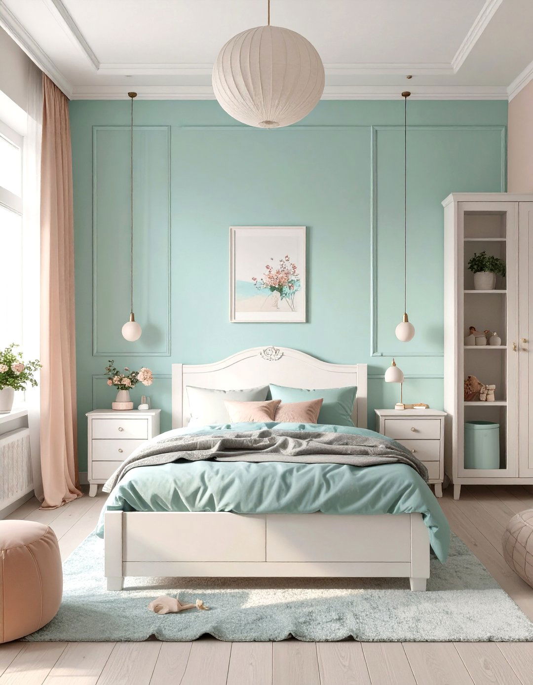 The Simple and Sweet Pastel Room - 30 girls room decor ideas