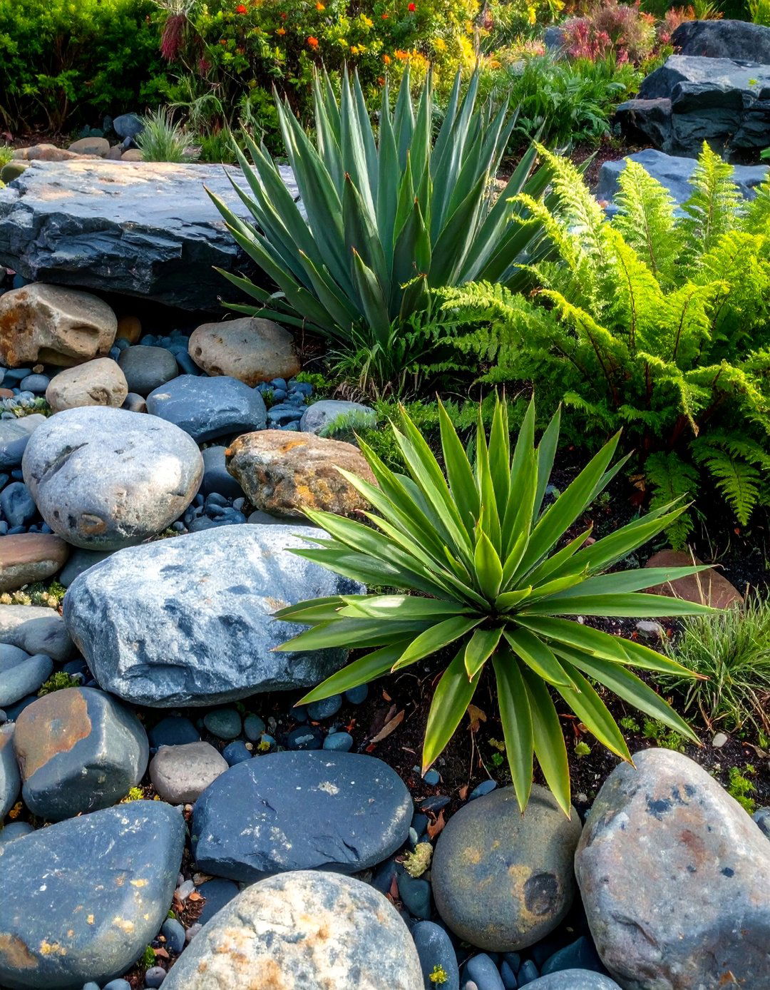The Single Boulder Specimen Garden - 30 ai rock garden design ideas