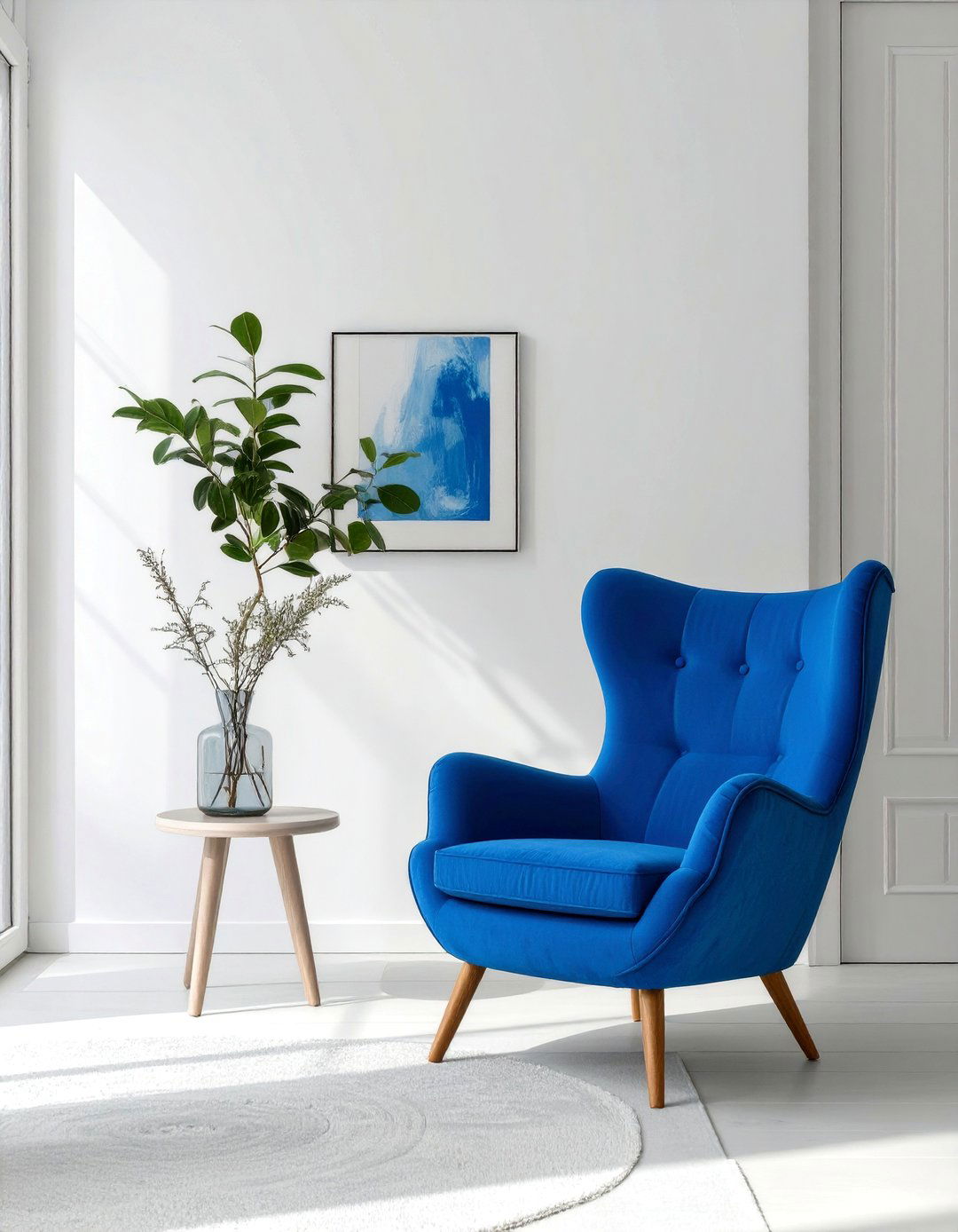 The Single Color Pop Minimalist Living Room - 30 ai minimalist living room ideas