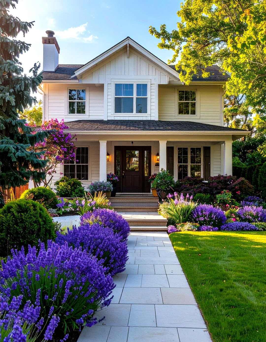 The Single Color Themed Garden - 30 garden ideas for front yard