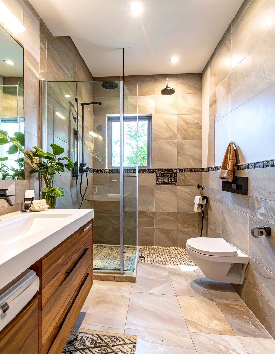 The Single Pane Glass Shower Small Bathroom - 30 budget small bathroom ideas