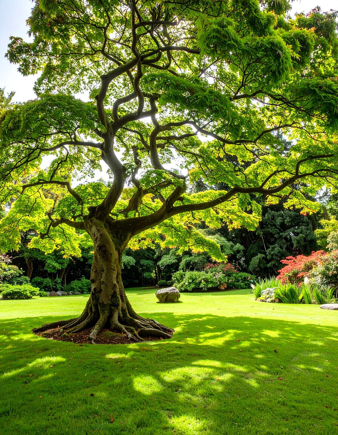The Single Specimen Tree Garden - 30 modern garden ideas