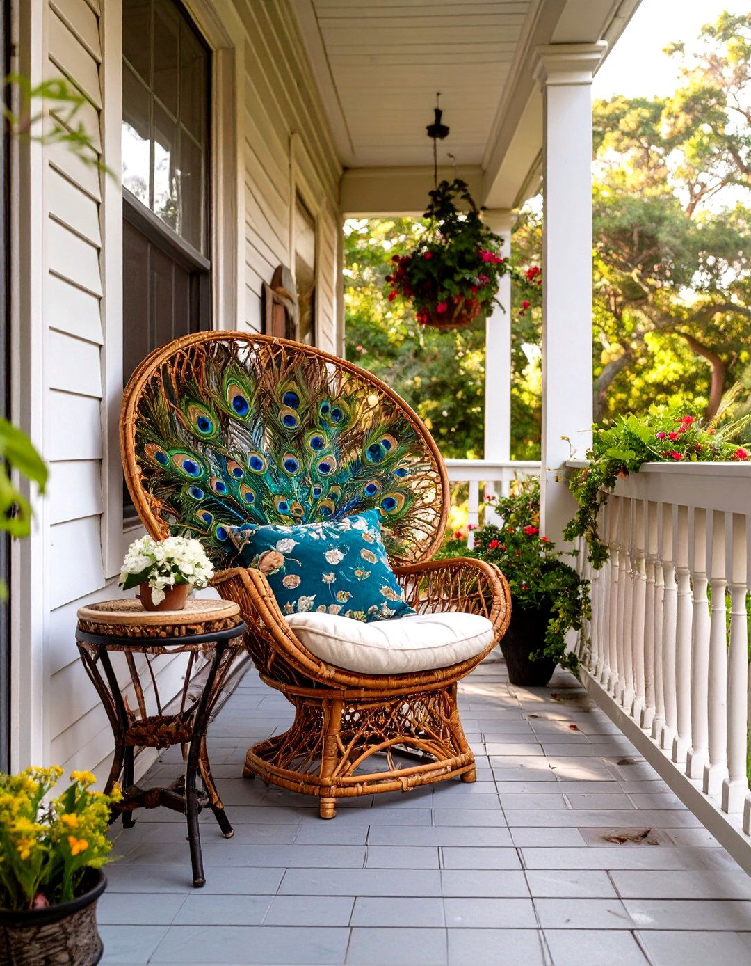 30 Narrow Front Porch Ideas to Boost Curb Appeal - We Love Home Blog