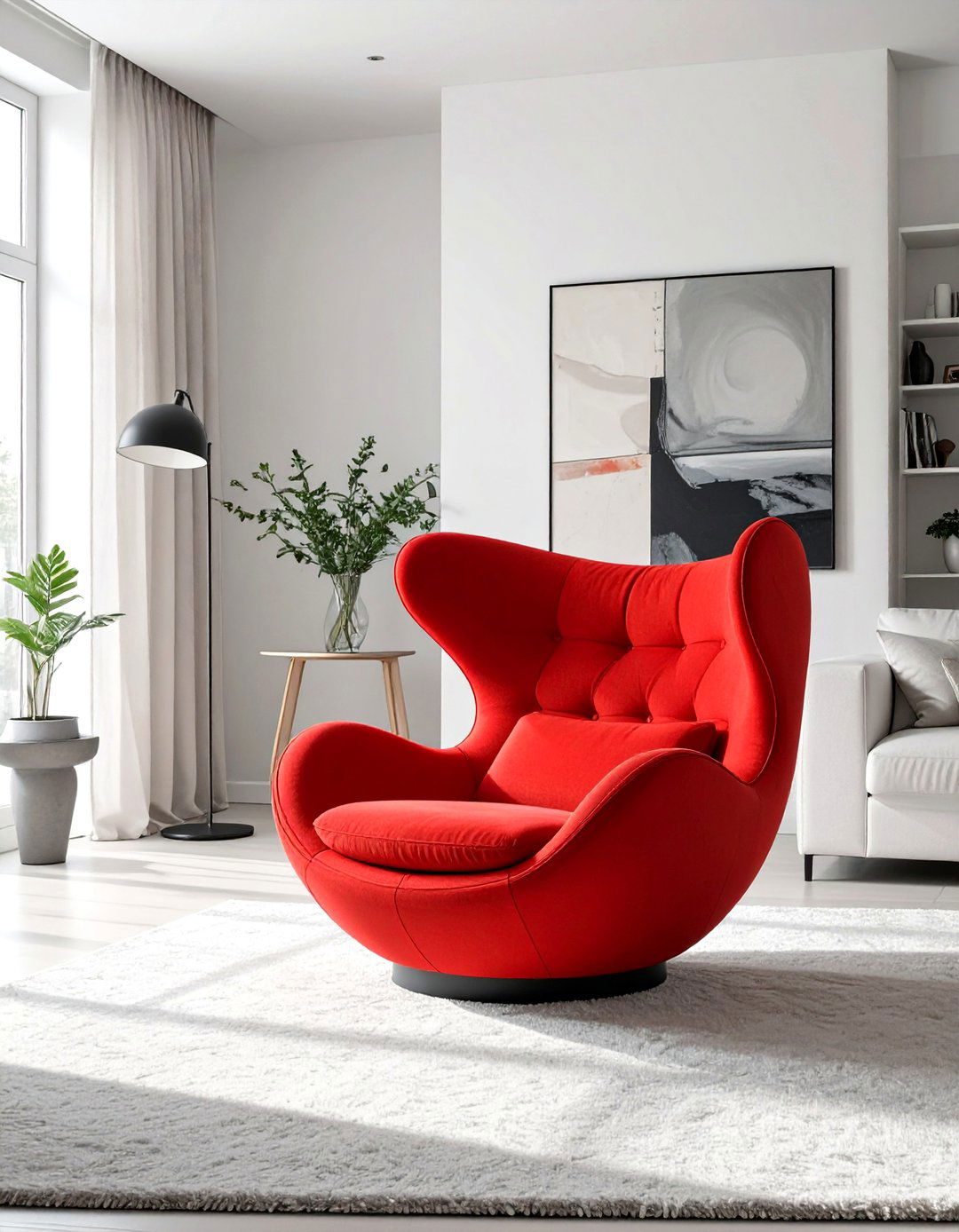 The Single Statement Piece Minimalist Living Room - 30 ai minimalist living room ideas