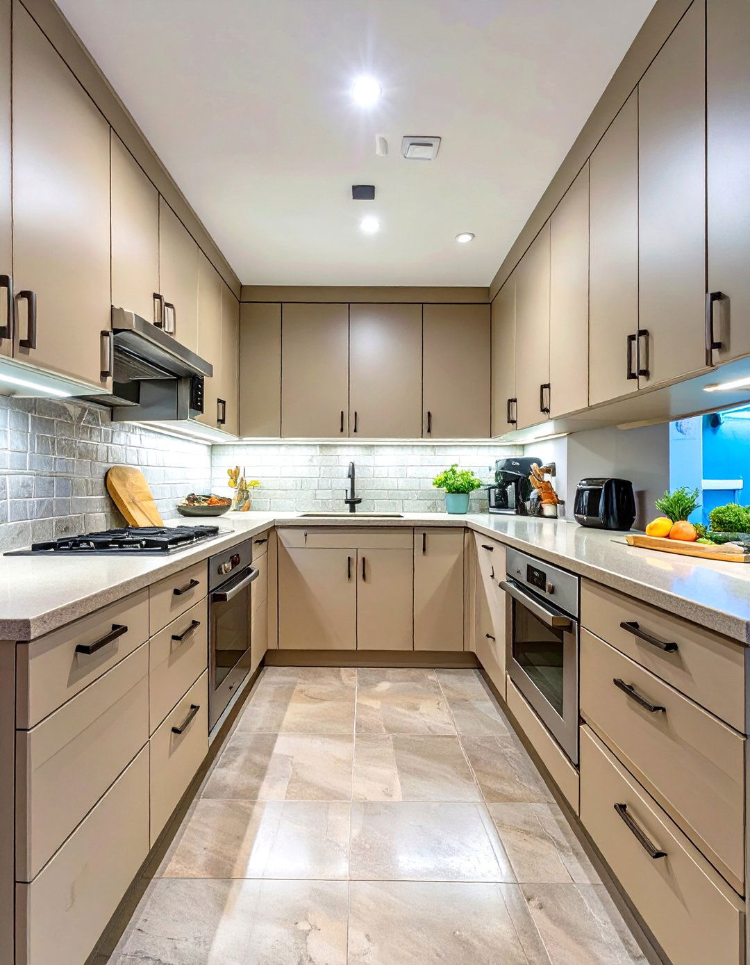 The Single Wall Kitchen Basement Layout - 30 basement apartment ideas