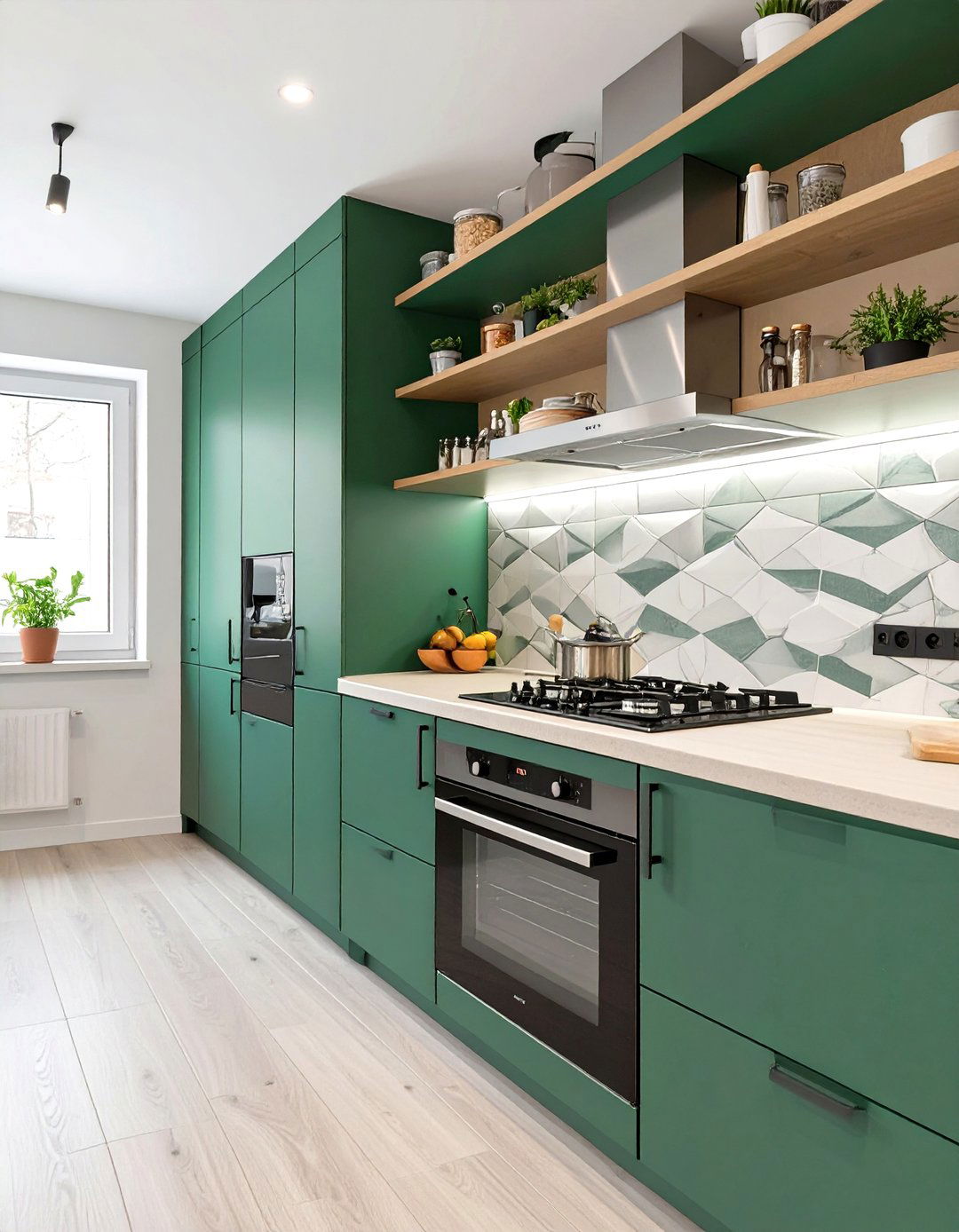 The Single Wall Kitchen Design - 30 low cost simple kitchen designs